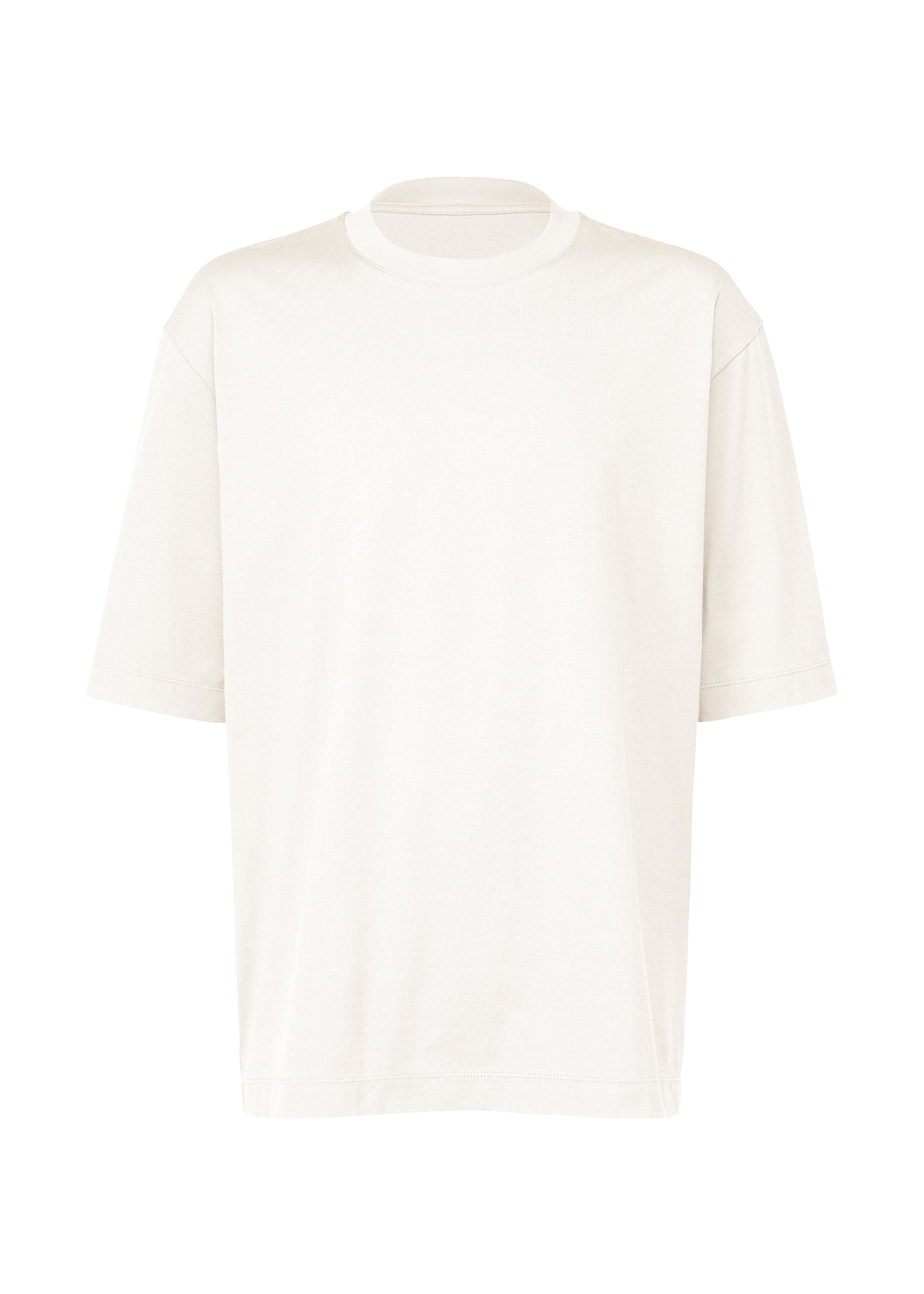 A product shot of the IM MEN 60/2 JERSEY STITCH top in off white (02)