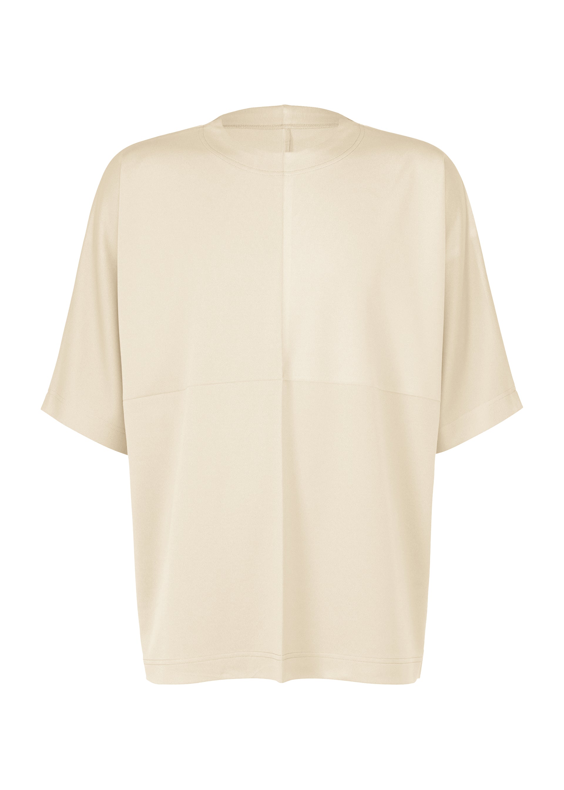 A product shot of the IM MEN FLAT T top in ivory (03)