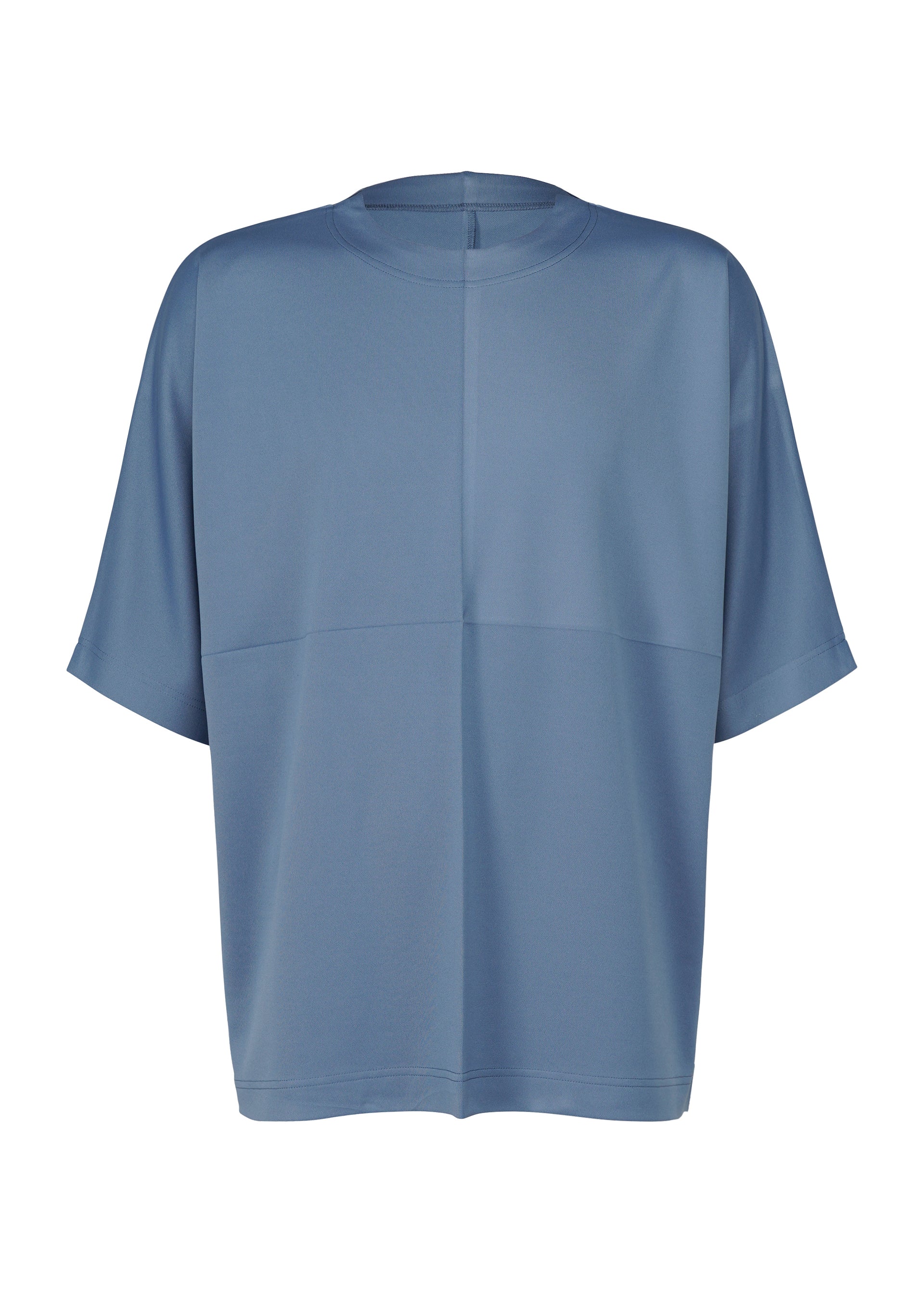 A product shot of the IM MEN FLAT T top in saxe blue (78)