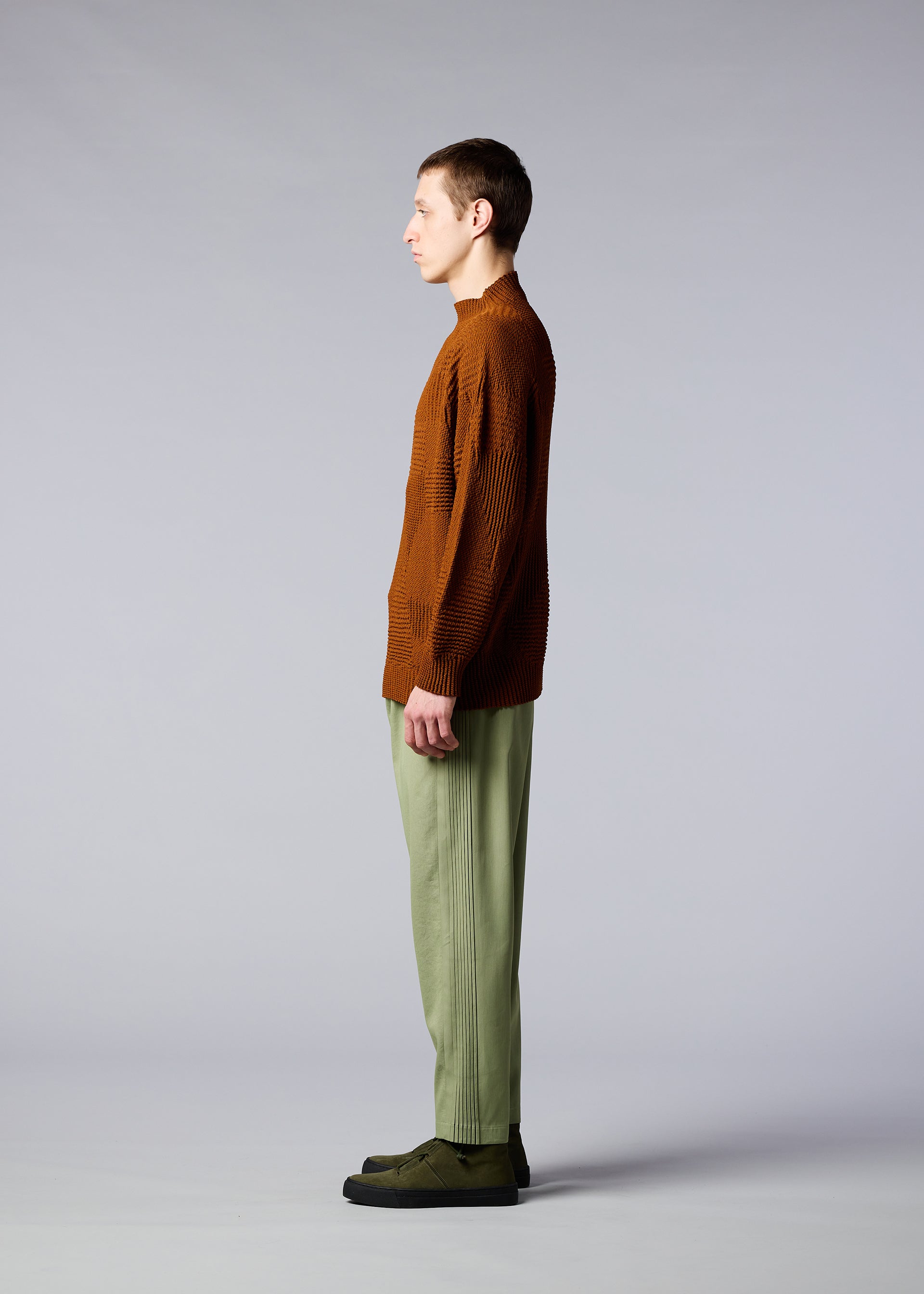 SOIL KNIT Top Dark Brown