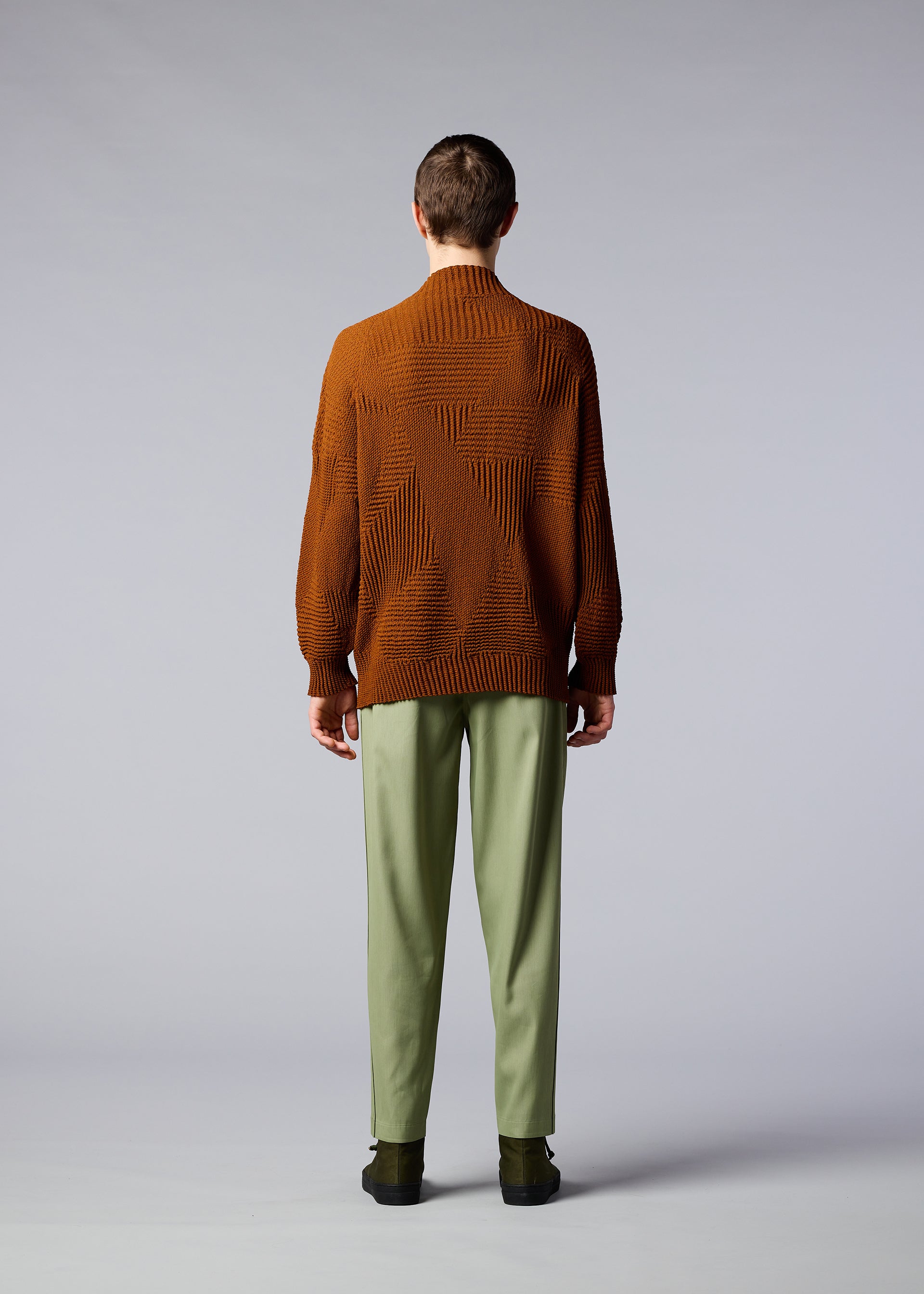 SOIL KNIT Top Dark Brown