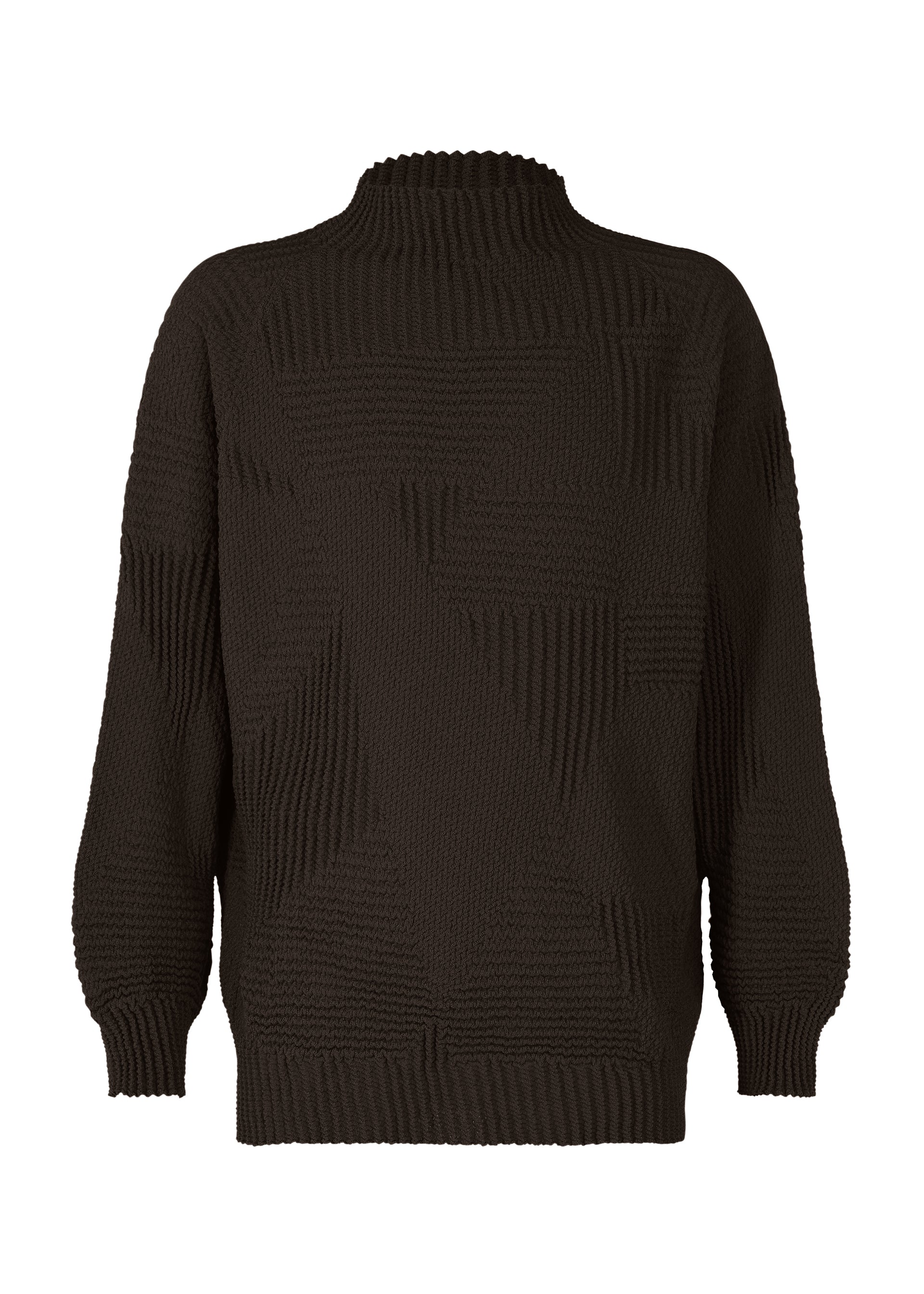 SOIL KNIT Top Dark Brown