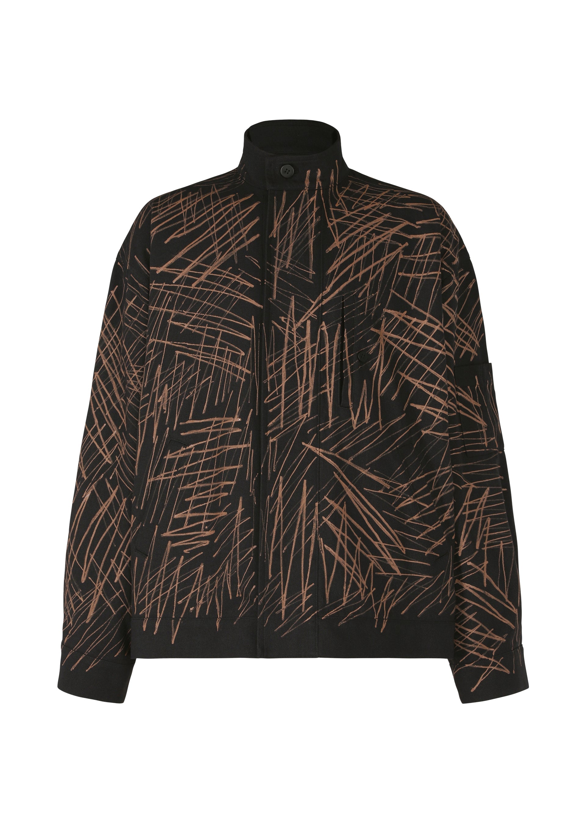A product shot of the IM MEN SKETCH jacket in black (15).