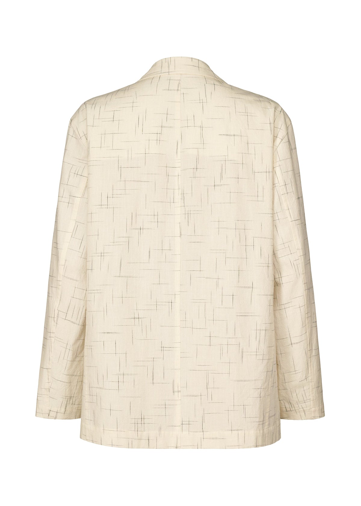 A detail shot of the IM MEN KASURI jacket.