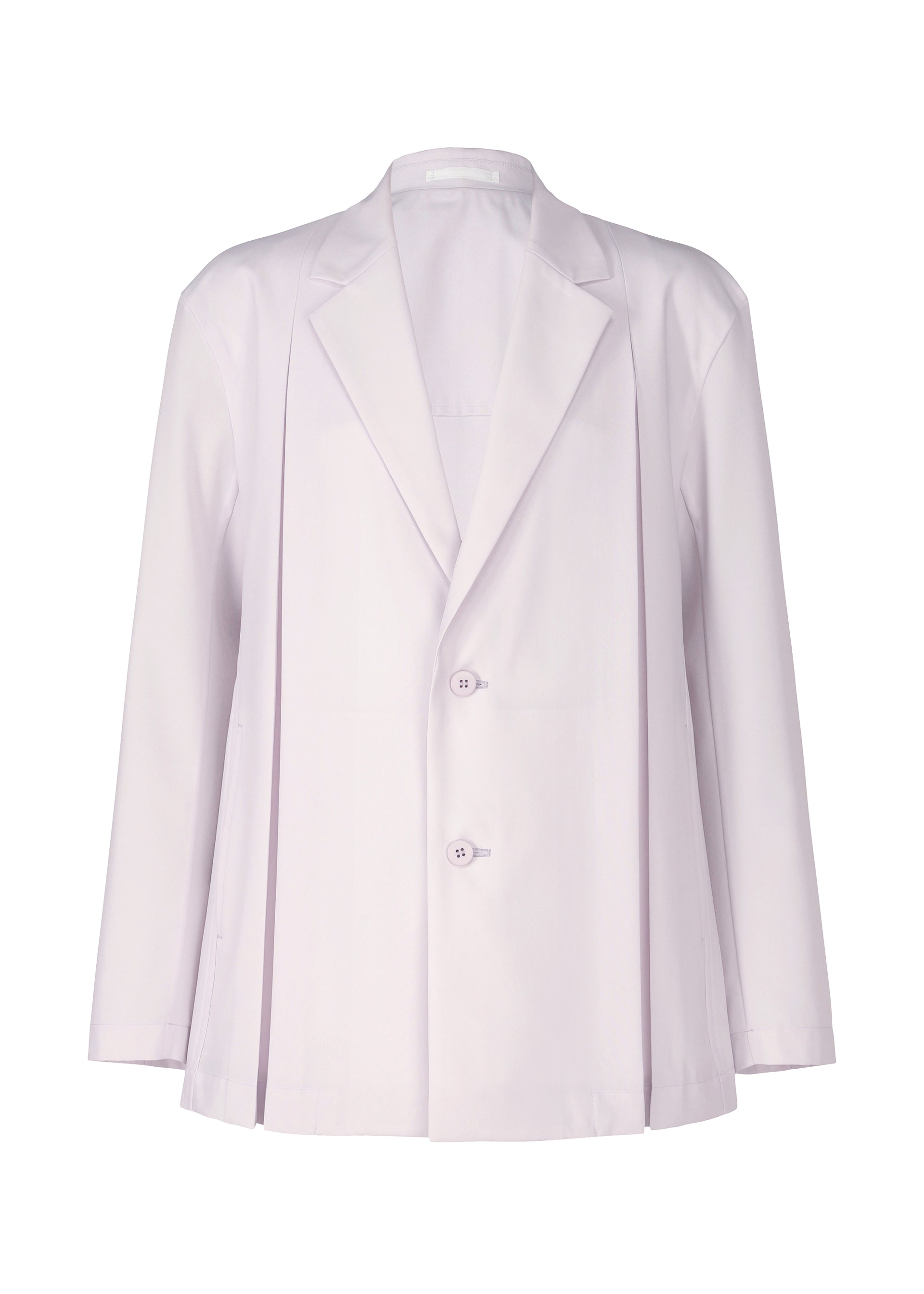 A product shot of the ISSEY MIYAKE MEN WINGS jacket in light purple (80).