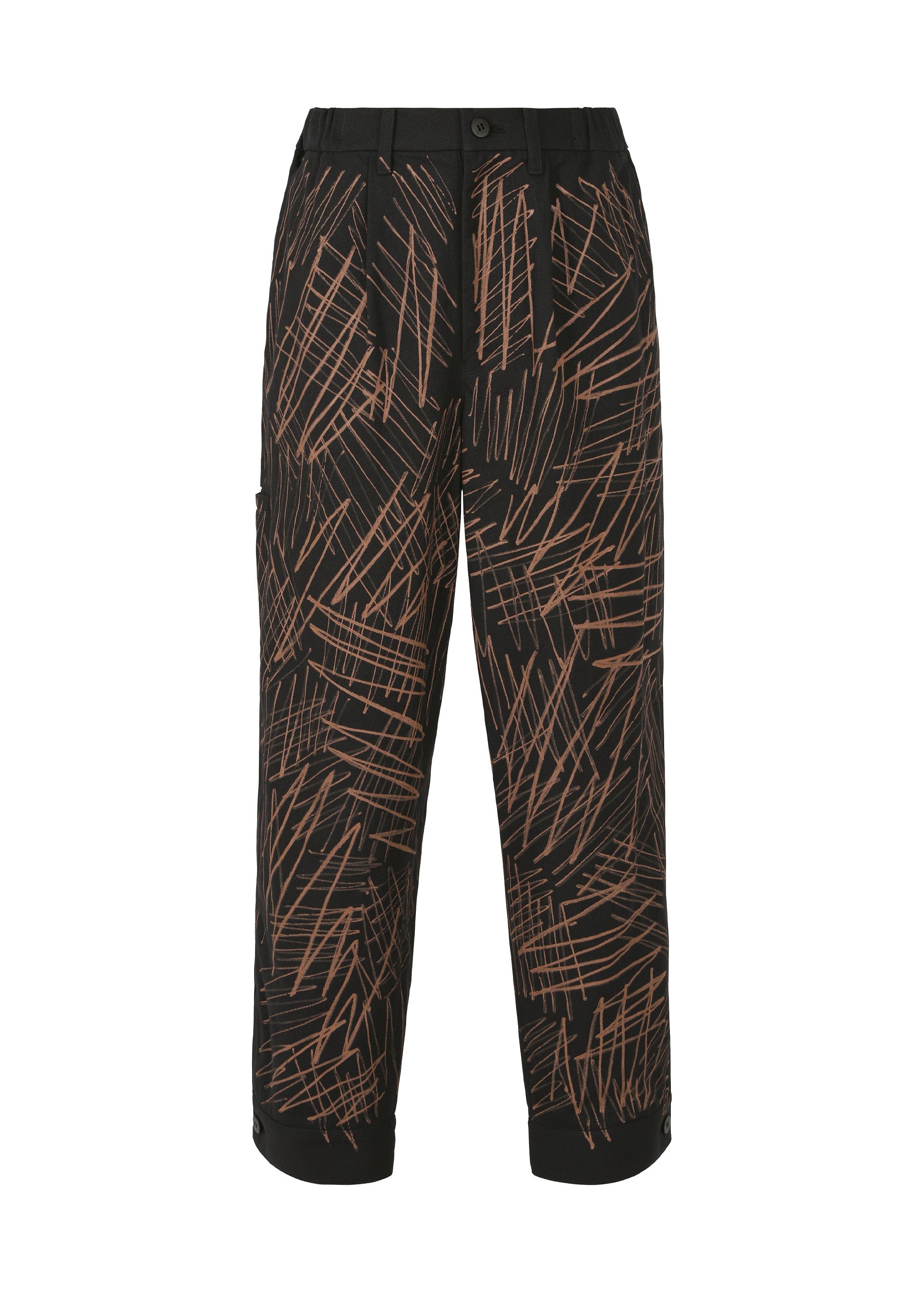 A product shot of the IM MEN SKETCH trousers in black (15).