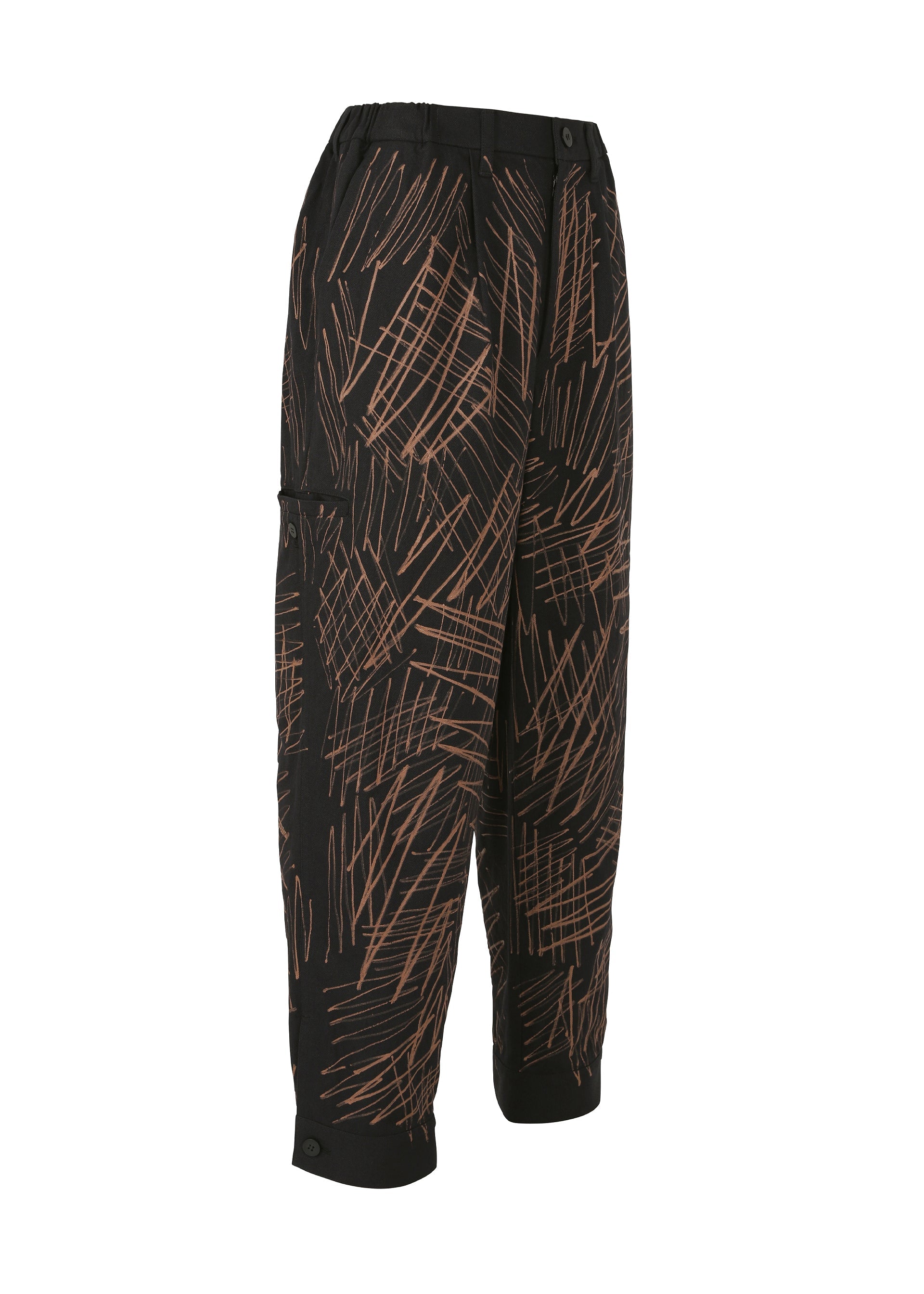A detail shot of the IM MEN SKETCH trousers.