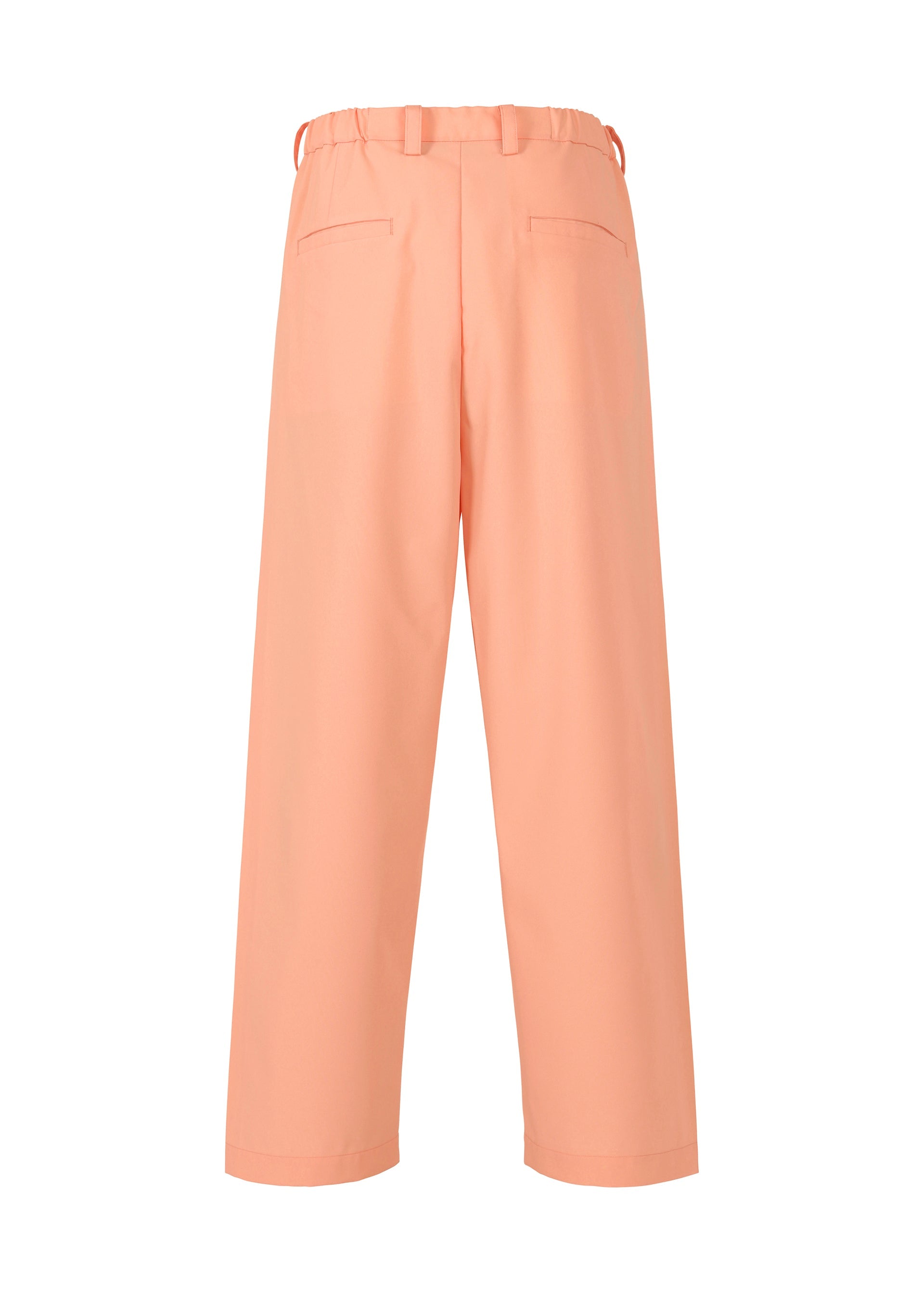 A detail shot of the ISSEY MIYAKE MEN WINGS trousers.