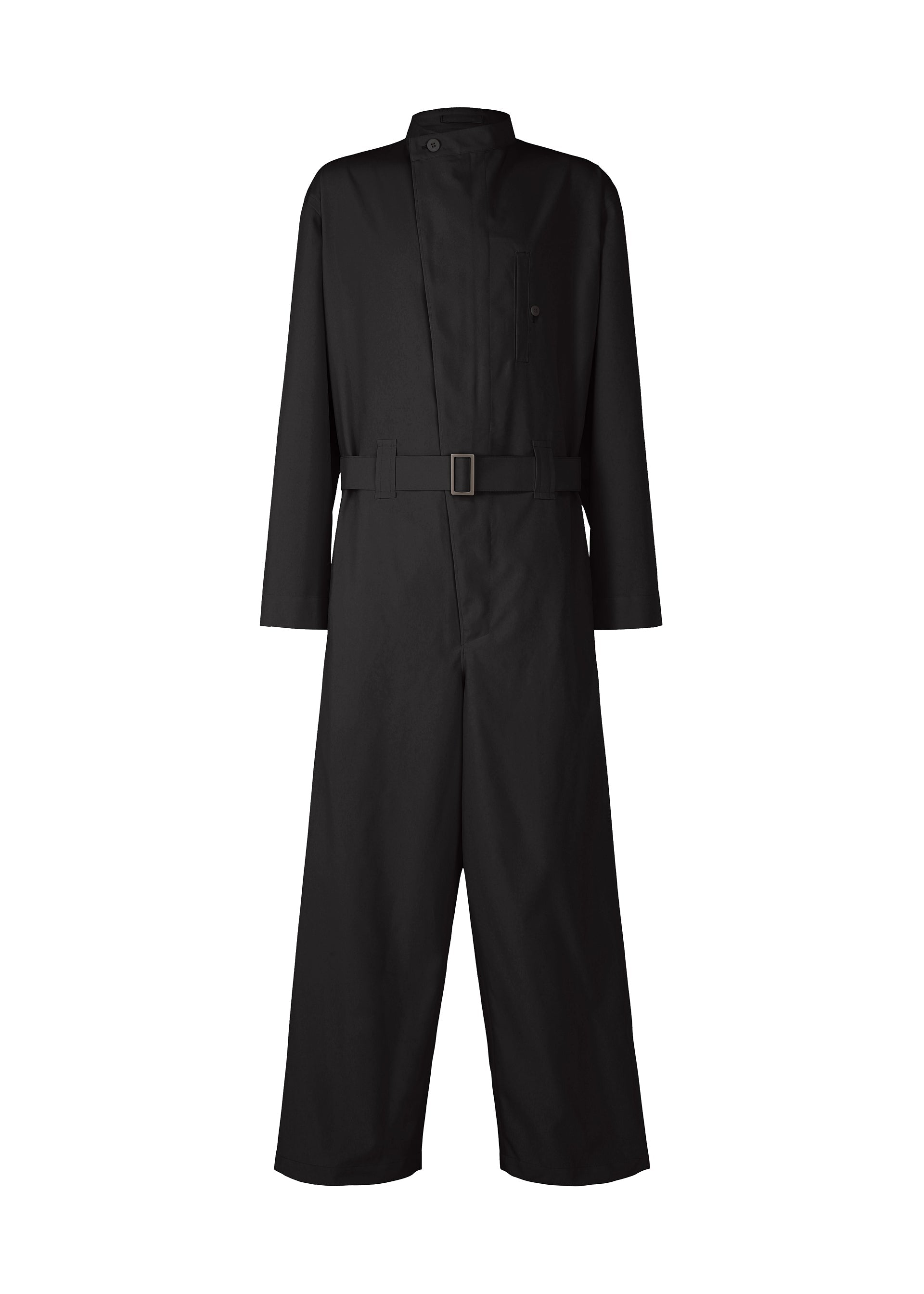 A product shot of the ISSEY MIYAKE MEN WINGS jumpsuit in black (15).