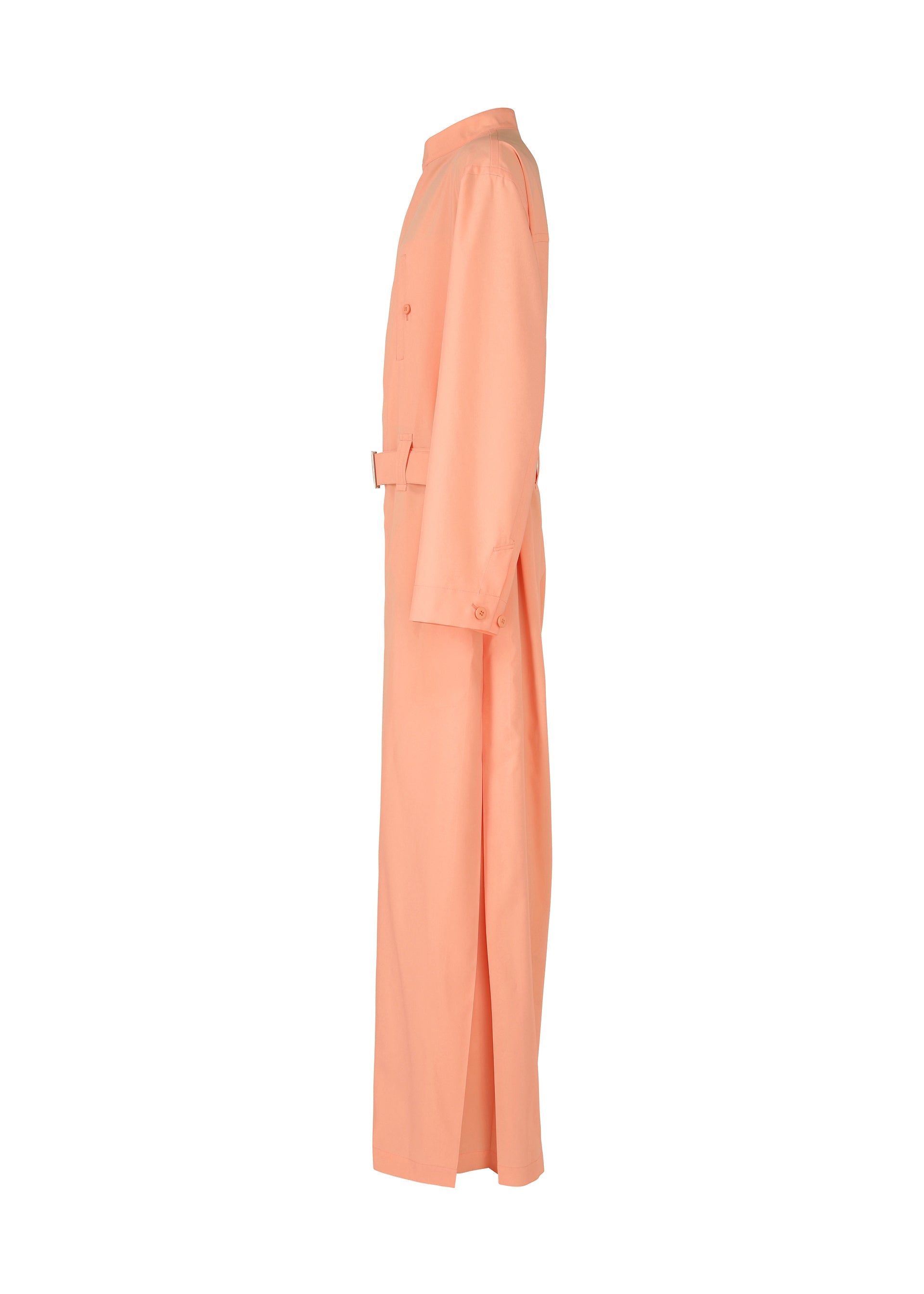 A detail shot of the ISSEY MIYAKE MEN WINGS jumpsuit.