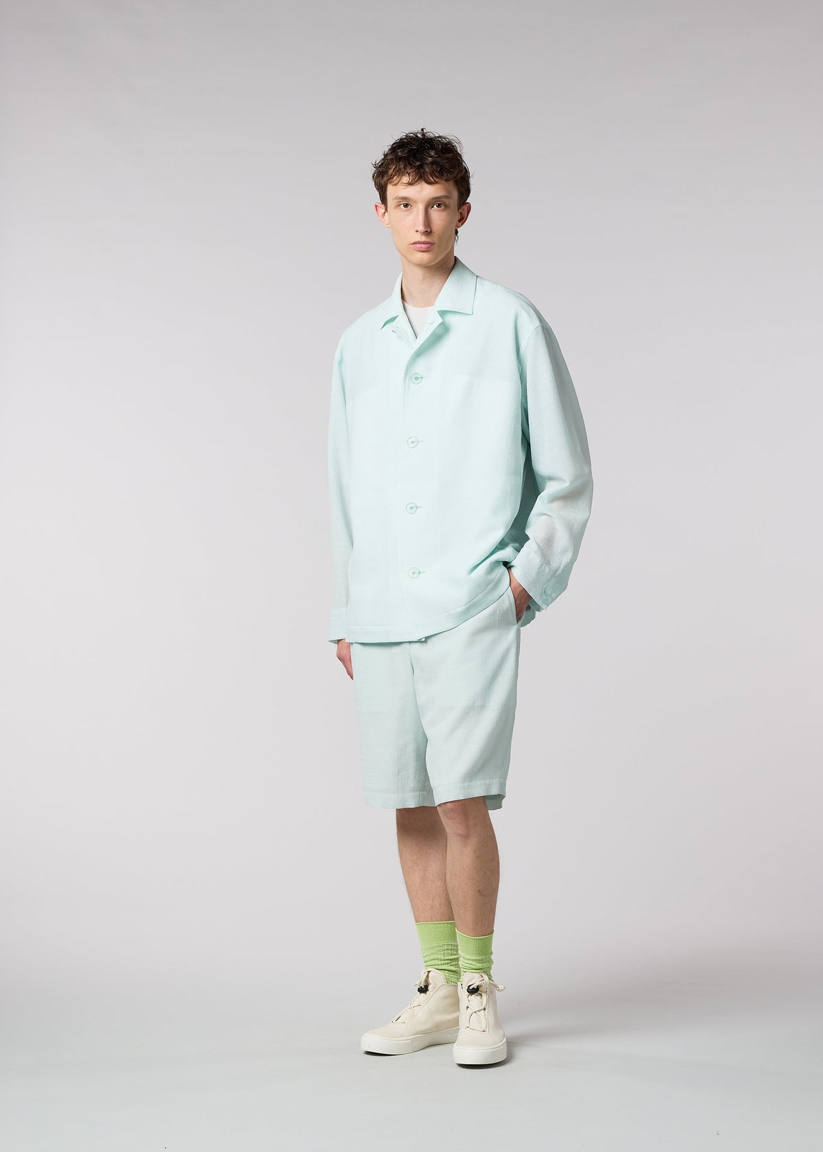 A model wears the IM MEN LUCID jacket.