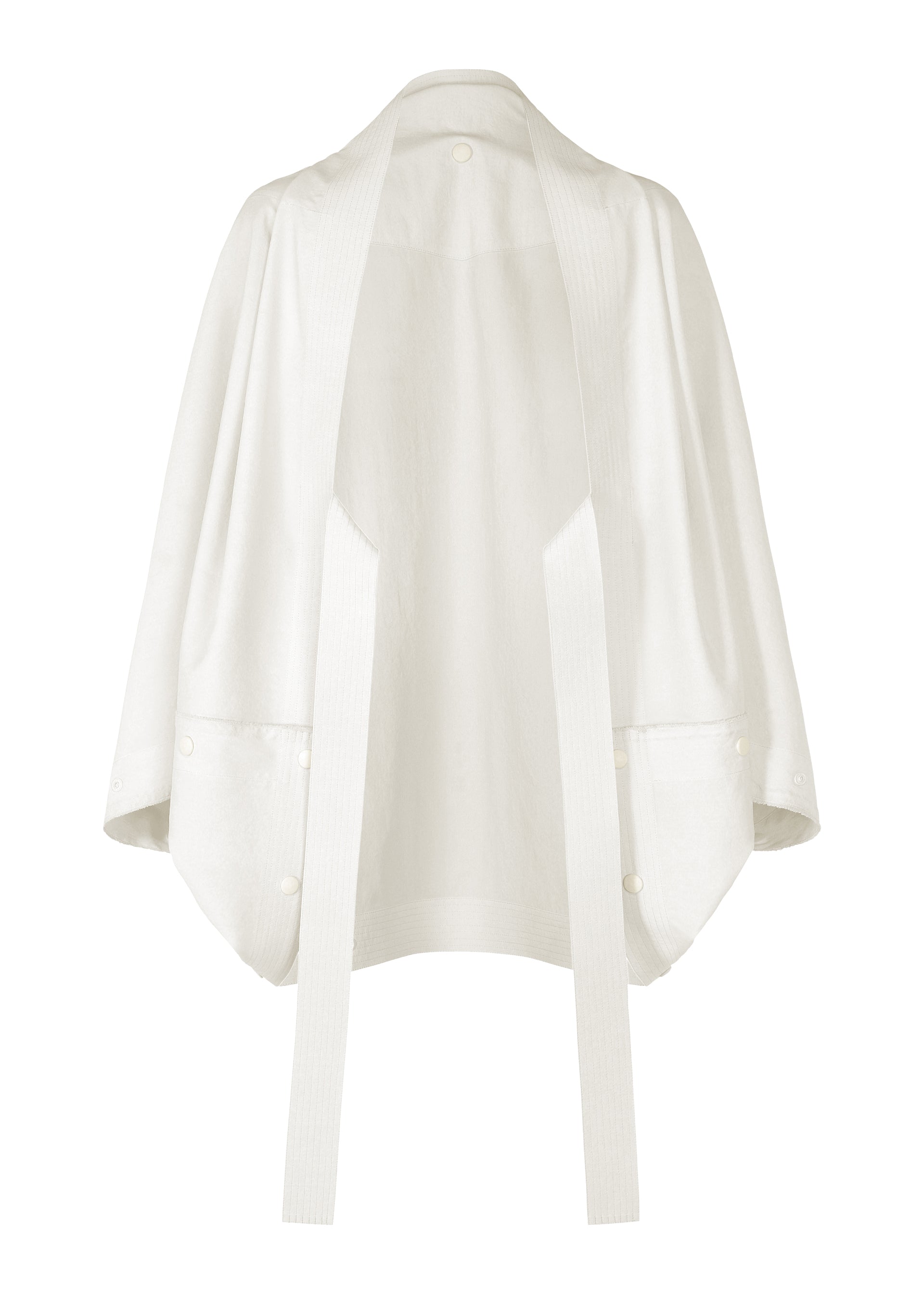 A product shot of the IM MEN FLY jacket in white.
