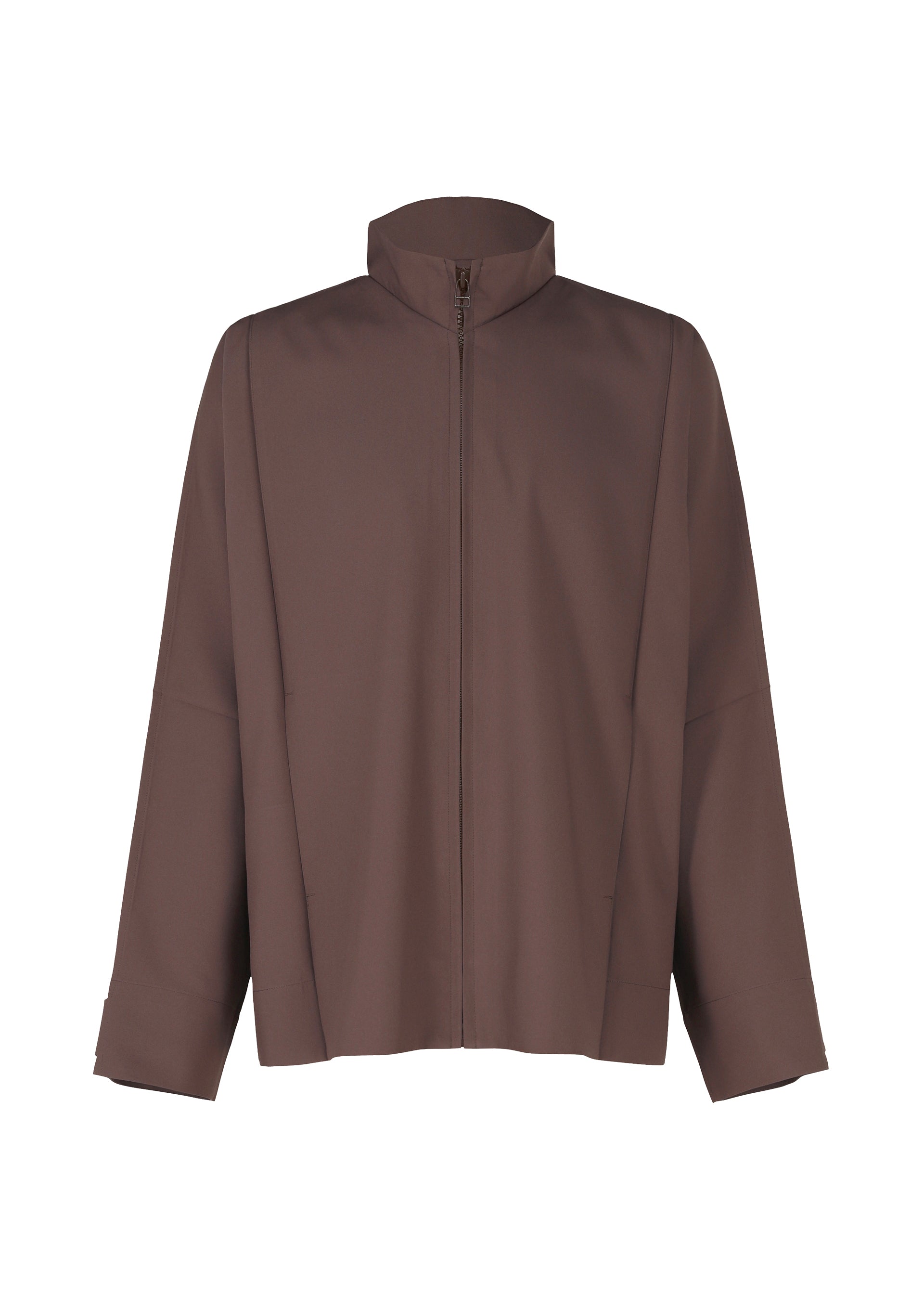 FLAT Blouson Jacket Dark Purple – The official ISSEY MIYAKE ONLINE