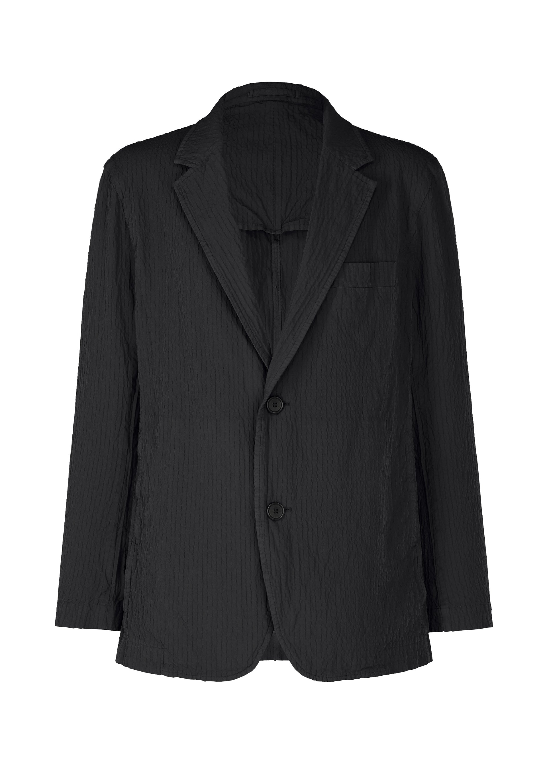 A product shot of the IM MEN SHRINK DYE jacket in black (15).