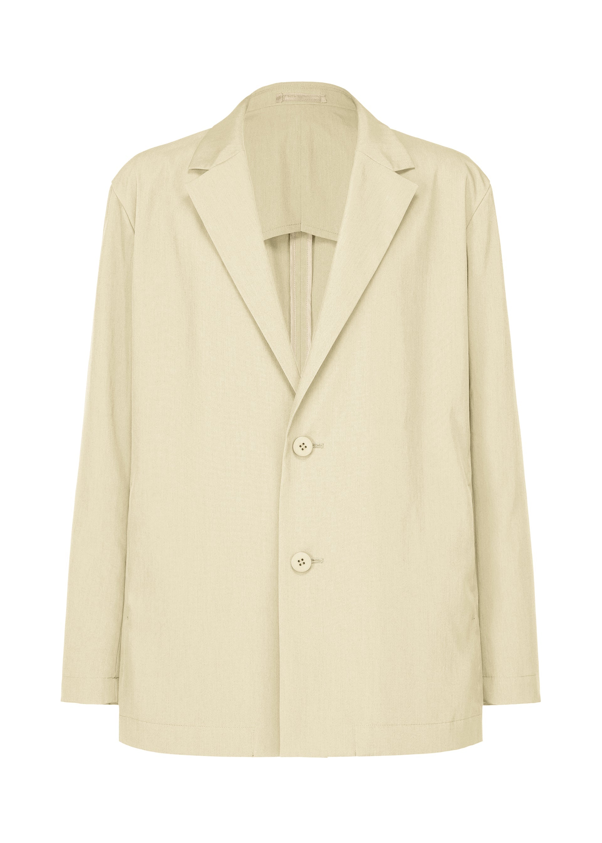 A product shot of the IM MEN AIR jacket in ivory.