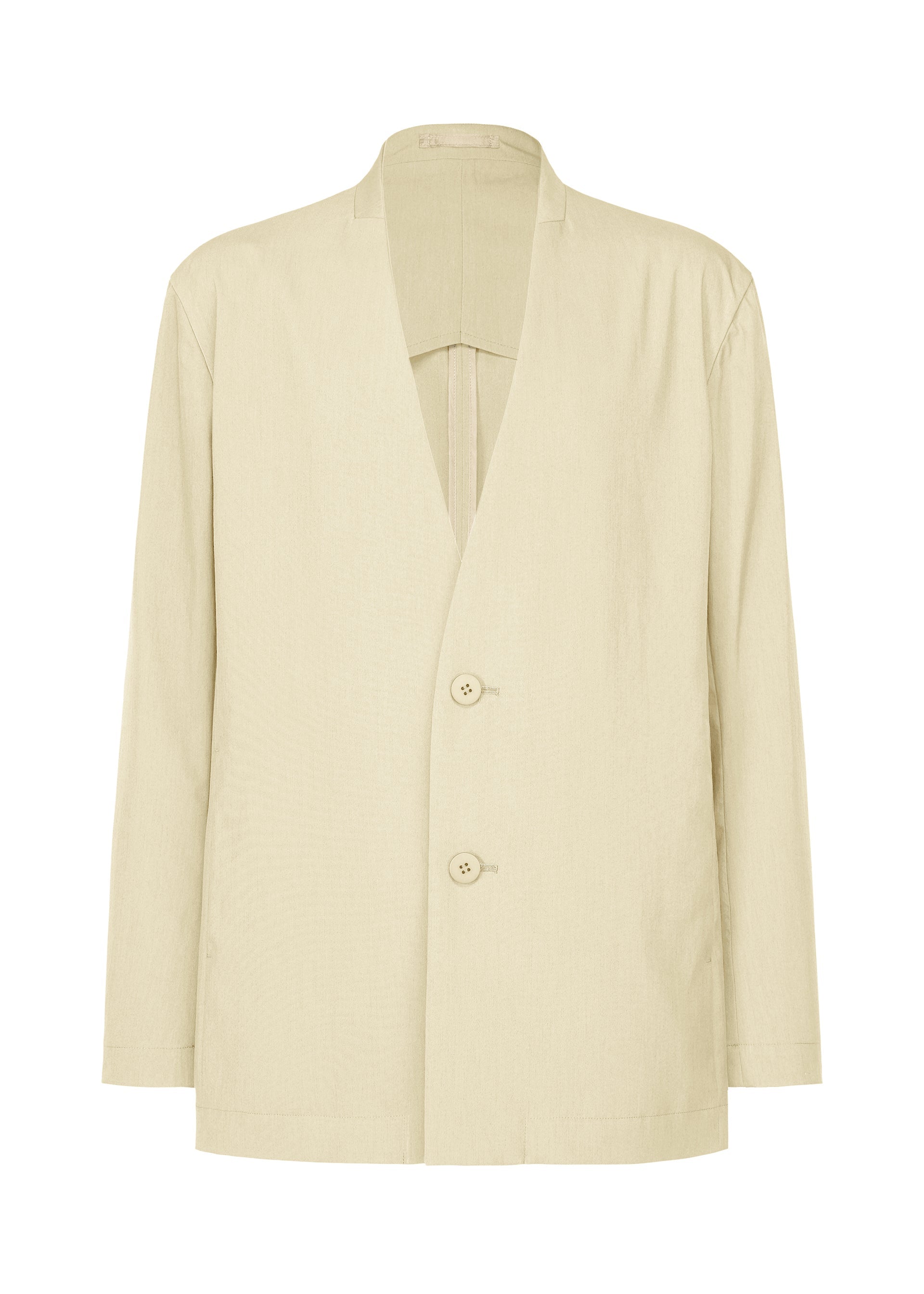 A product shot of the IM MEN AIR jacket in ivory.