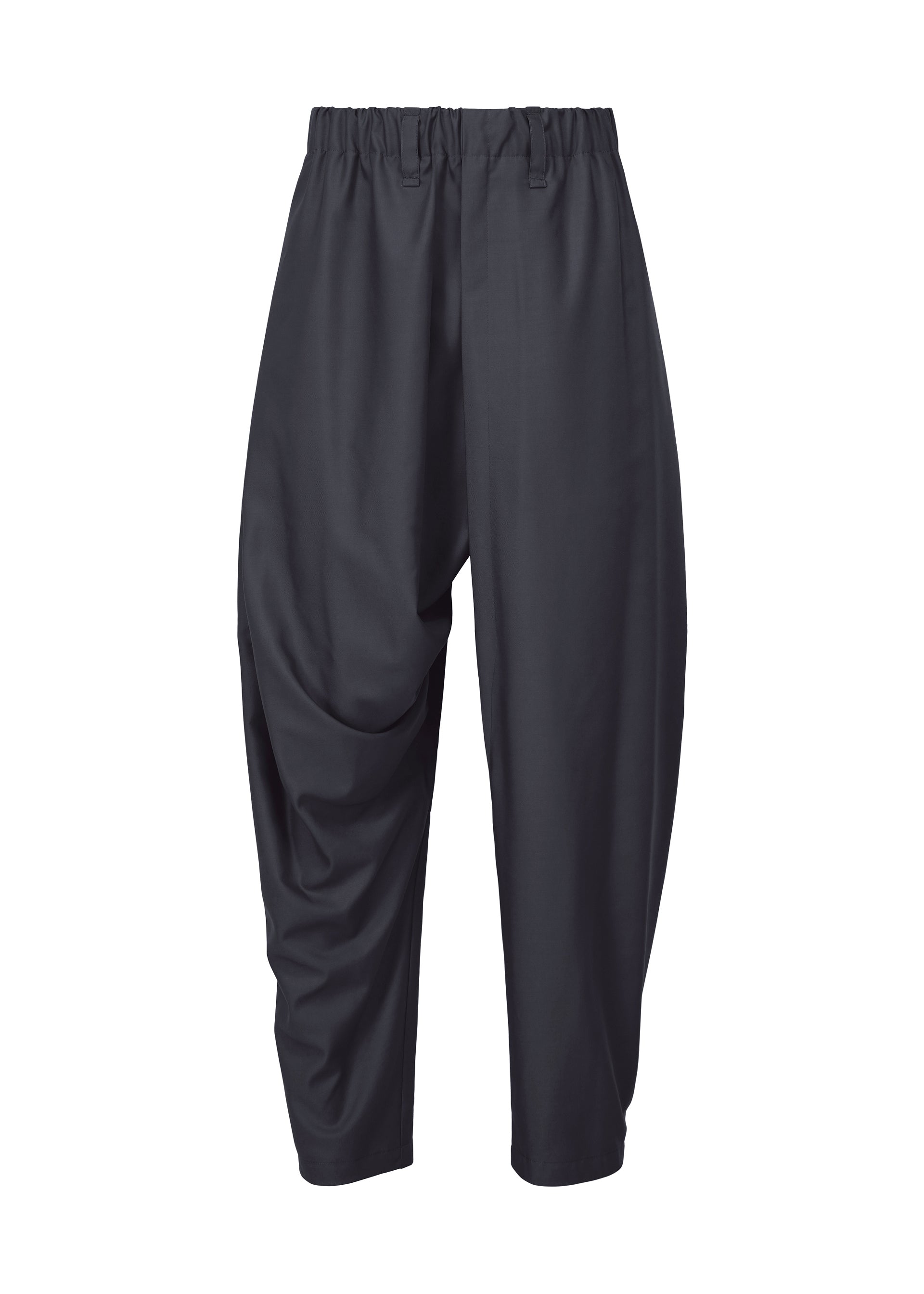 A product shot of the IM MEN SWING trousers in navy.
