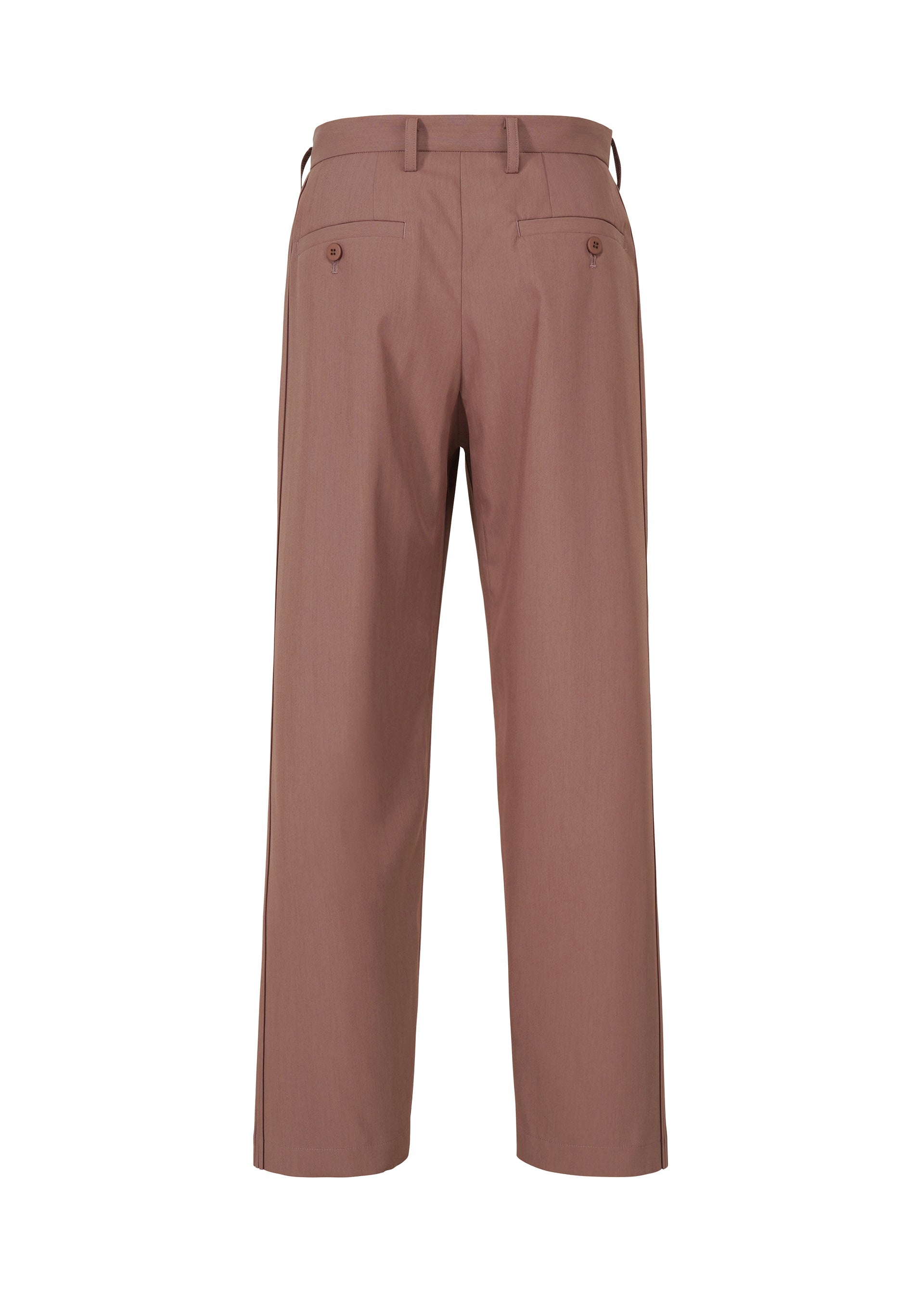 A detail shot of the IM MEN AIR PLEATS trousers.