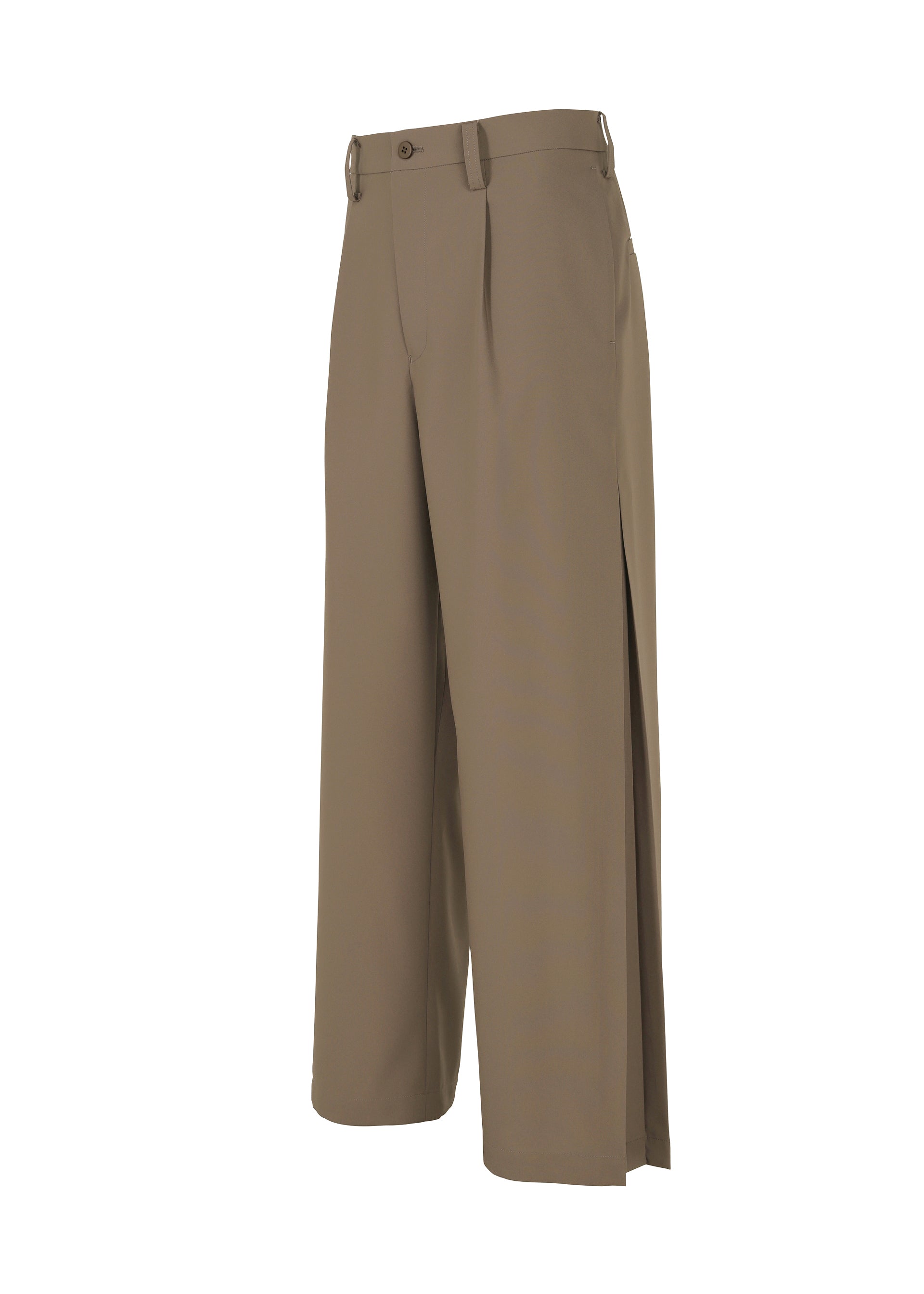 A detail shot of the IM MEN WINGS trousers.
