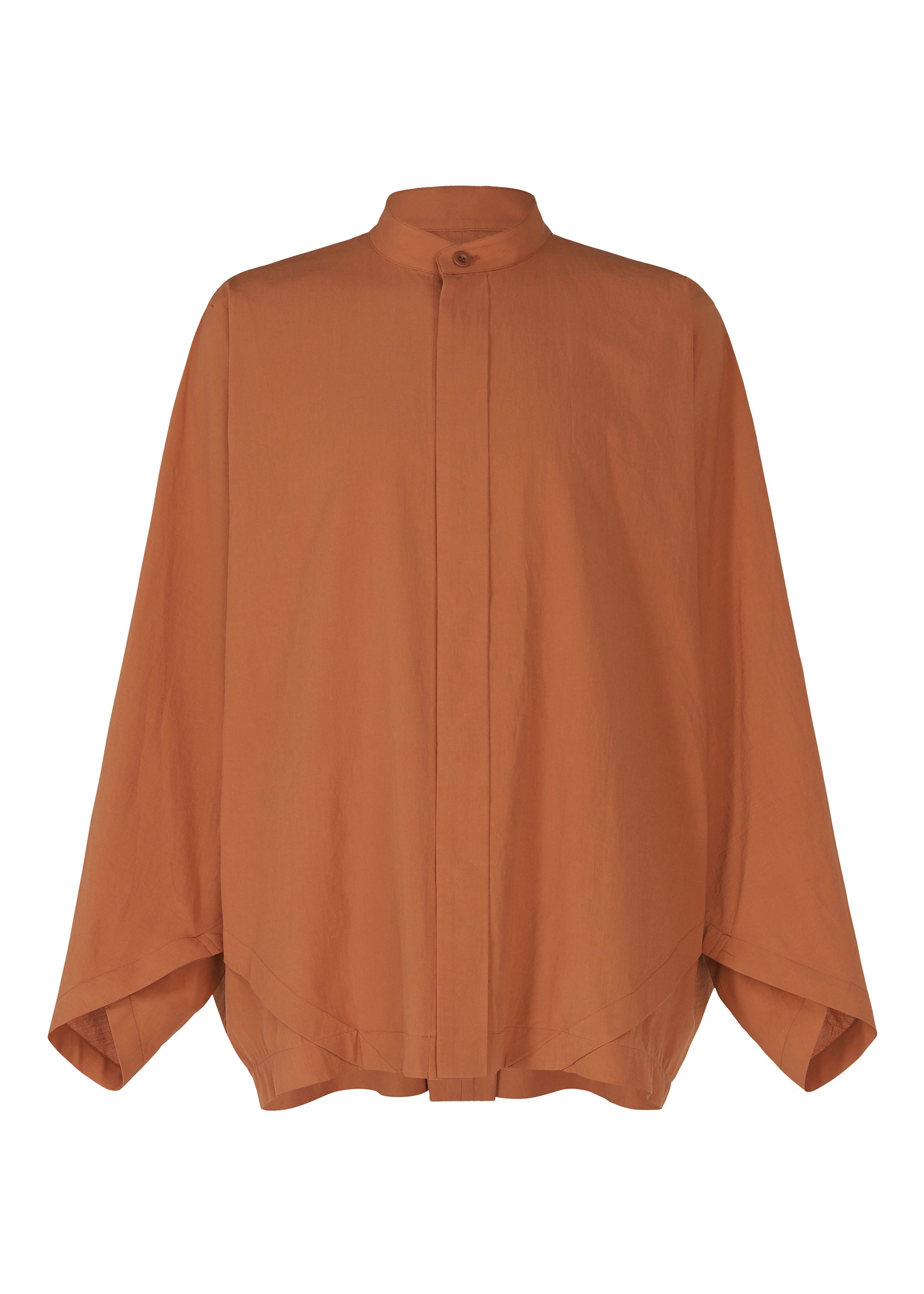 A product shot of the IM MEN WHITE SHIRT shirt in terracotta.