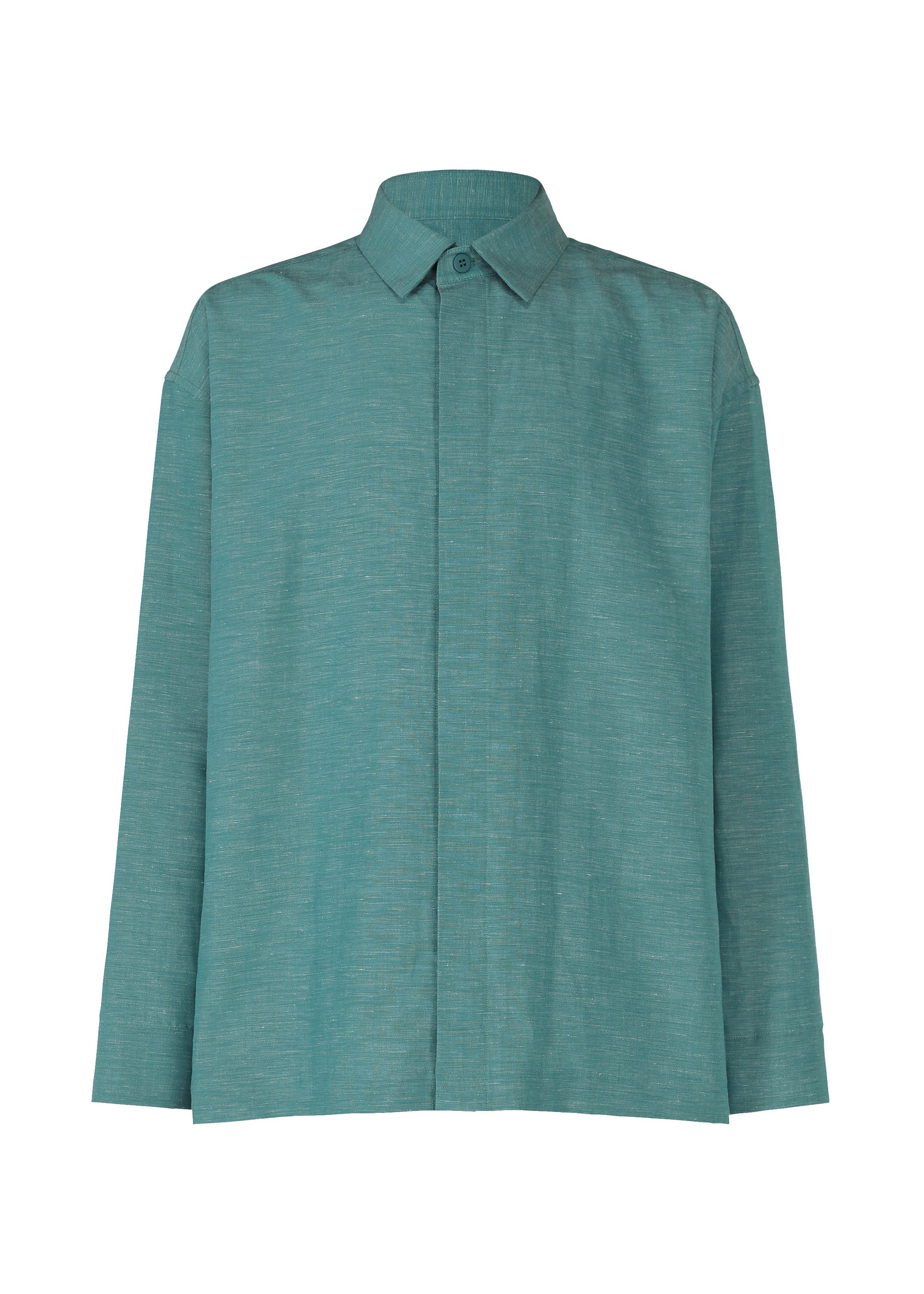 A product shot of the IM MEN HYBRID SHIRT shirt in indigo blue (79).