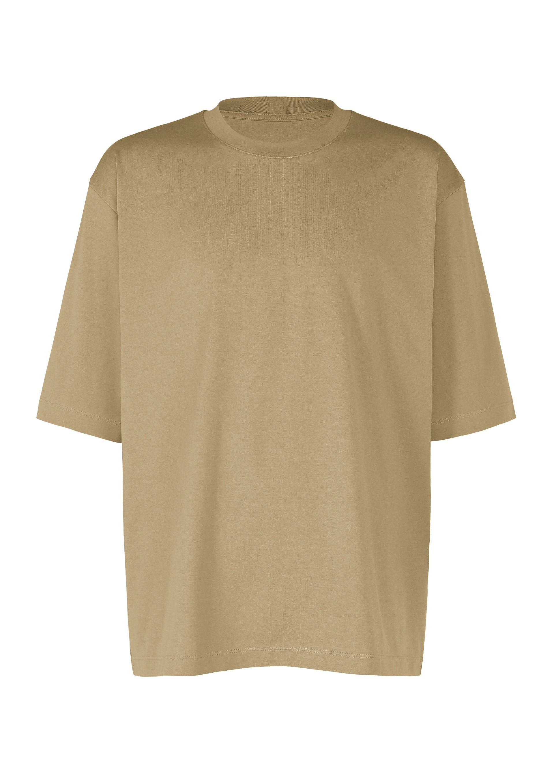 A product shot of the IM MEN 60/2 JERSEY STITCH top in beige.