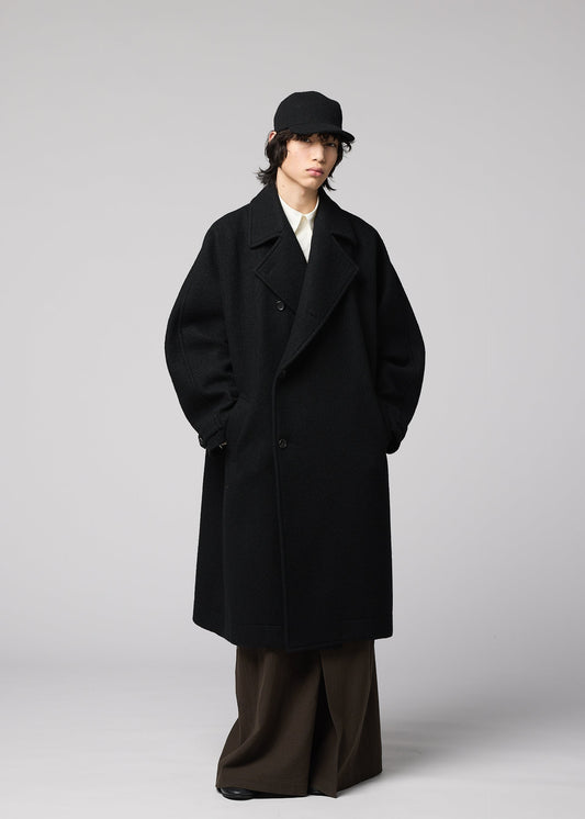A model wears the IM MEN FULLER WOOL CAP fuller-wool-cap-cap-black.
