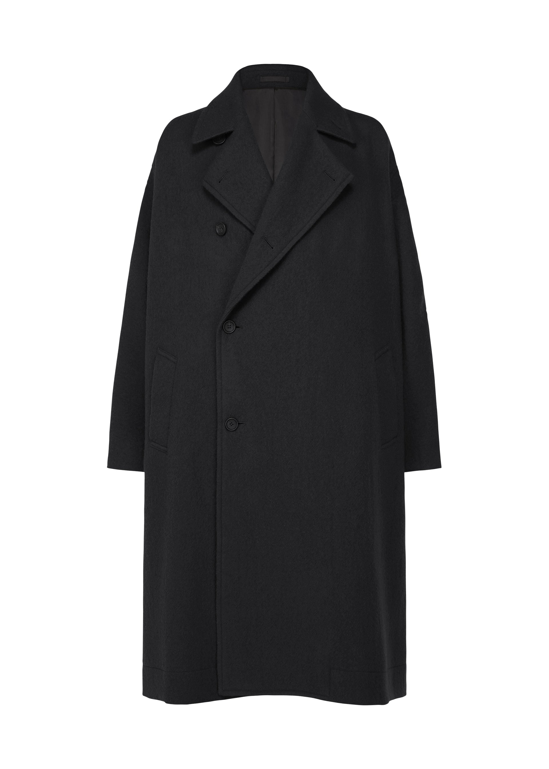 ジャケット・アウター 13AW ISSEY MIYAKE MEN coat wool Black 3 FULLER WOOL Coat Black – The official ISSEY MIYAKE ONLINE STORE