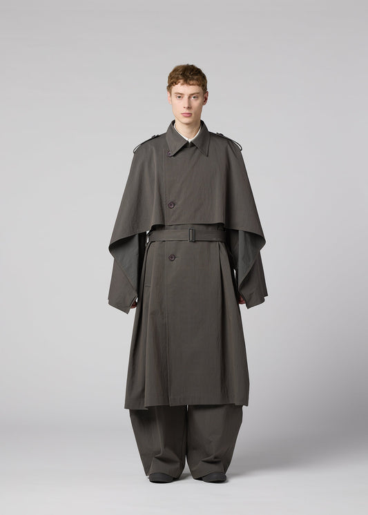 OVERLAP Coat Brown