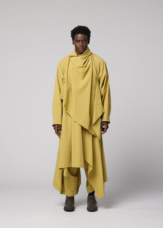 A model wears the IM MEN COMFORT COTTON comfort-cotton-draped-jacket-saxe-blue.