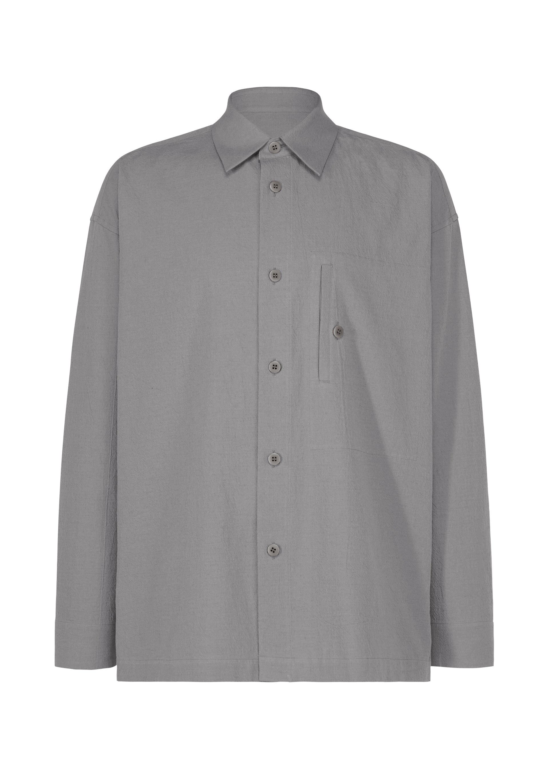 YA−MAN EP-17PP COTTON YAK Shirt Grey – The official ISSEY MIYAKE ONLINE STORE