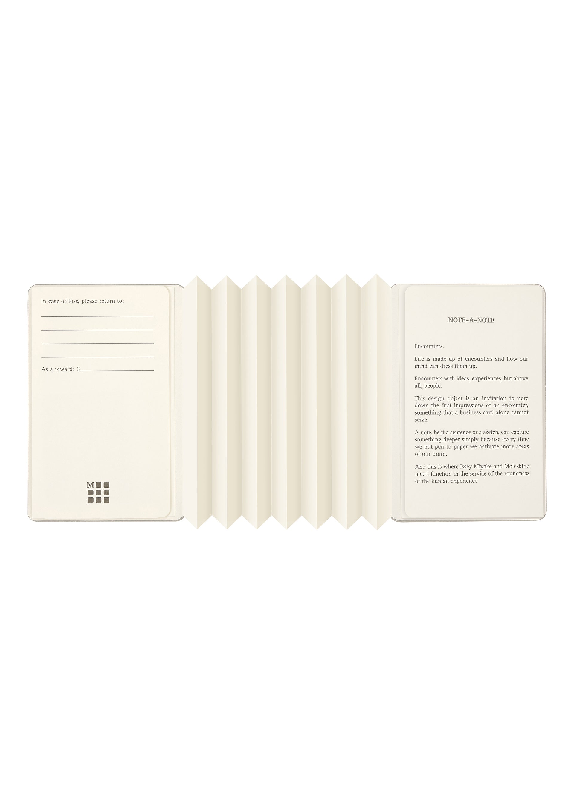 NOTE-A-NOTE Card Holder Cool Grey