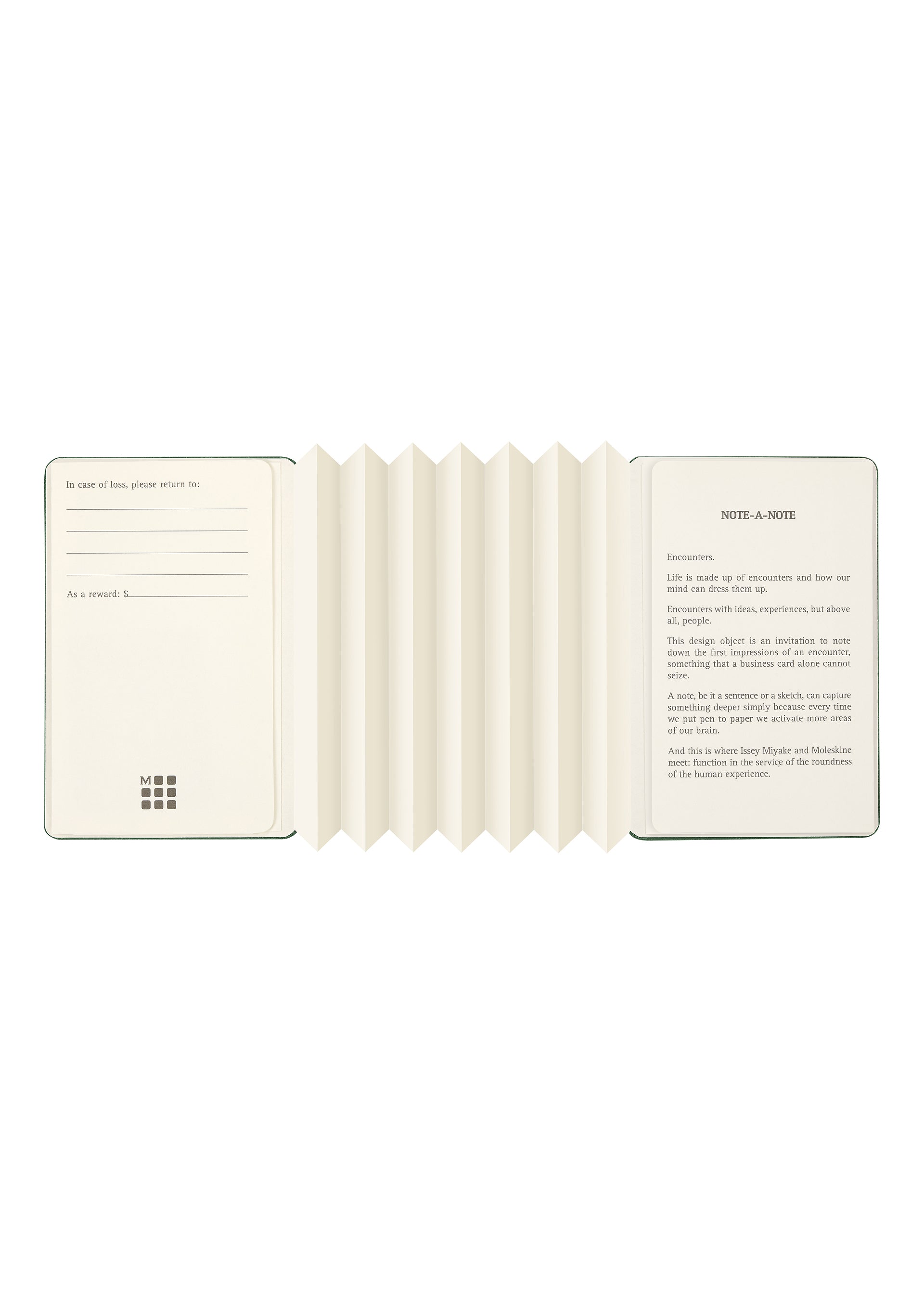 NOTE-A-NOTE Card Holder Myrtle Green