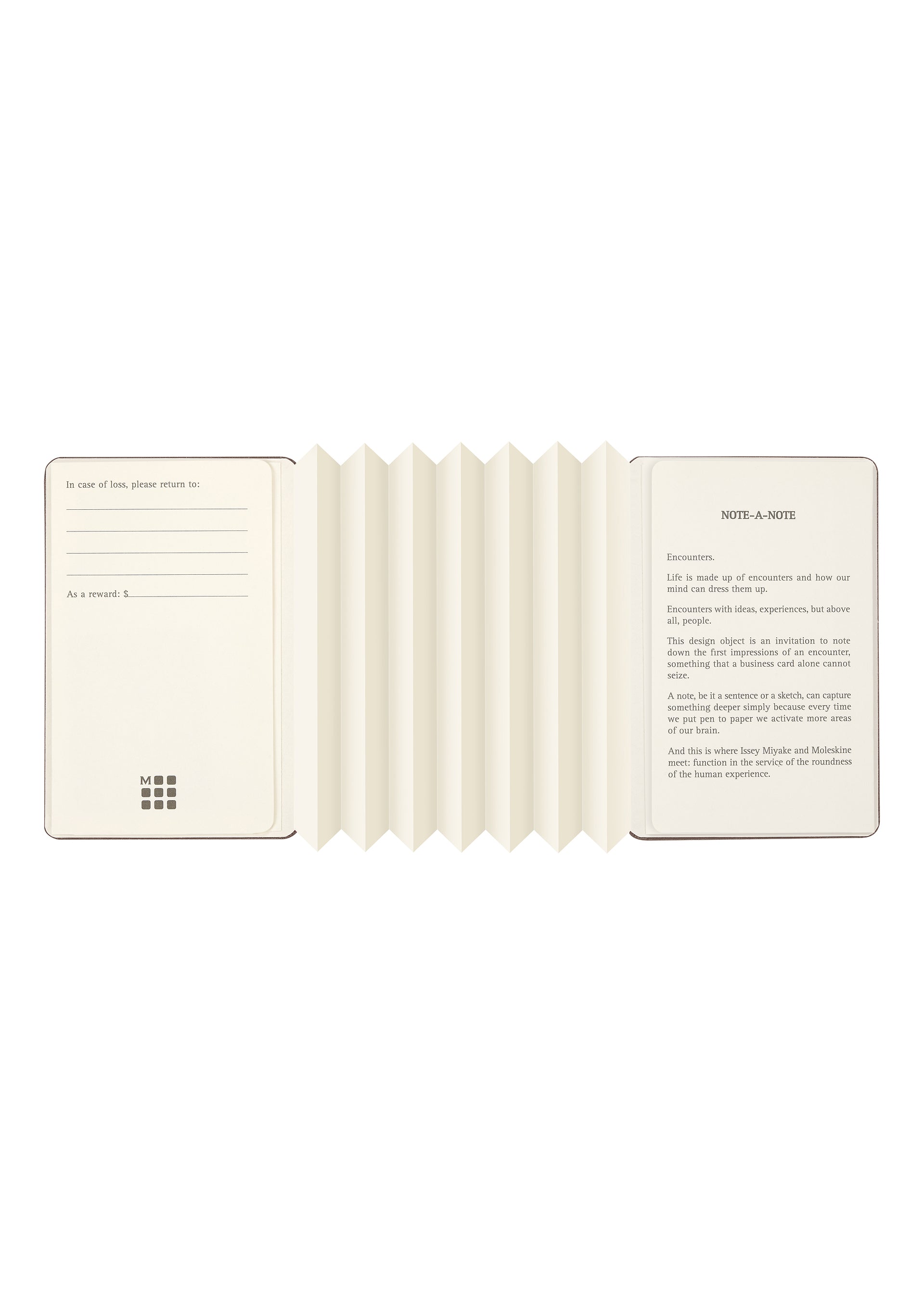 NOTE-A-NOTE Card Holder Earth Brown
