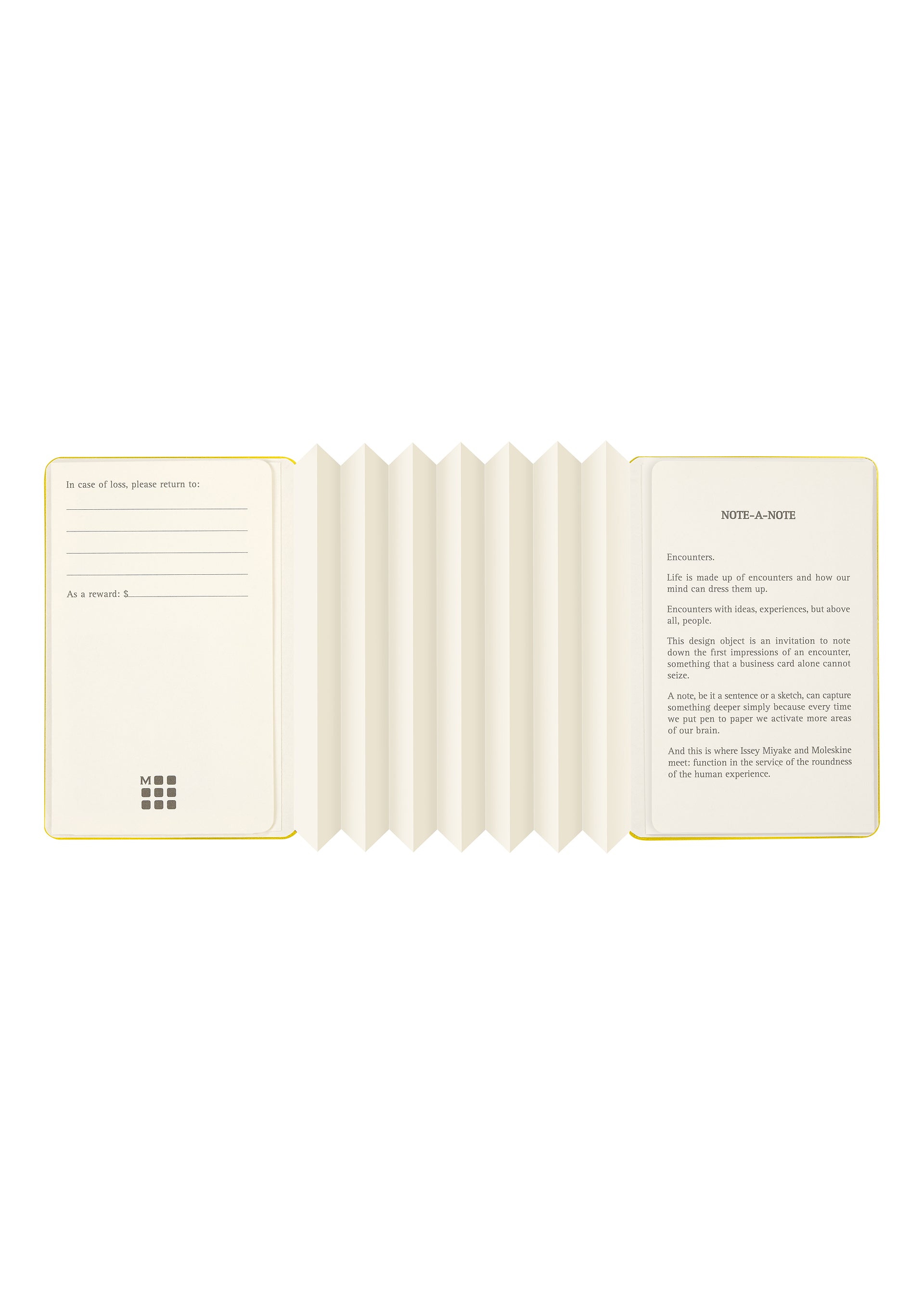 NOTE-A-NOTE Card Holder Dandelion Yellow