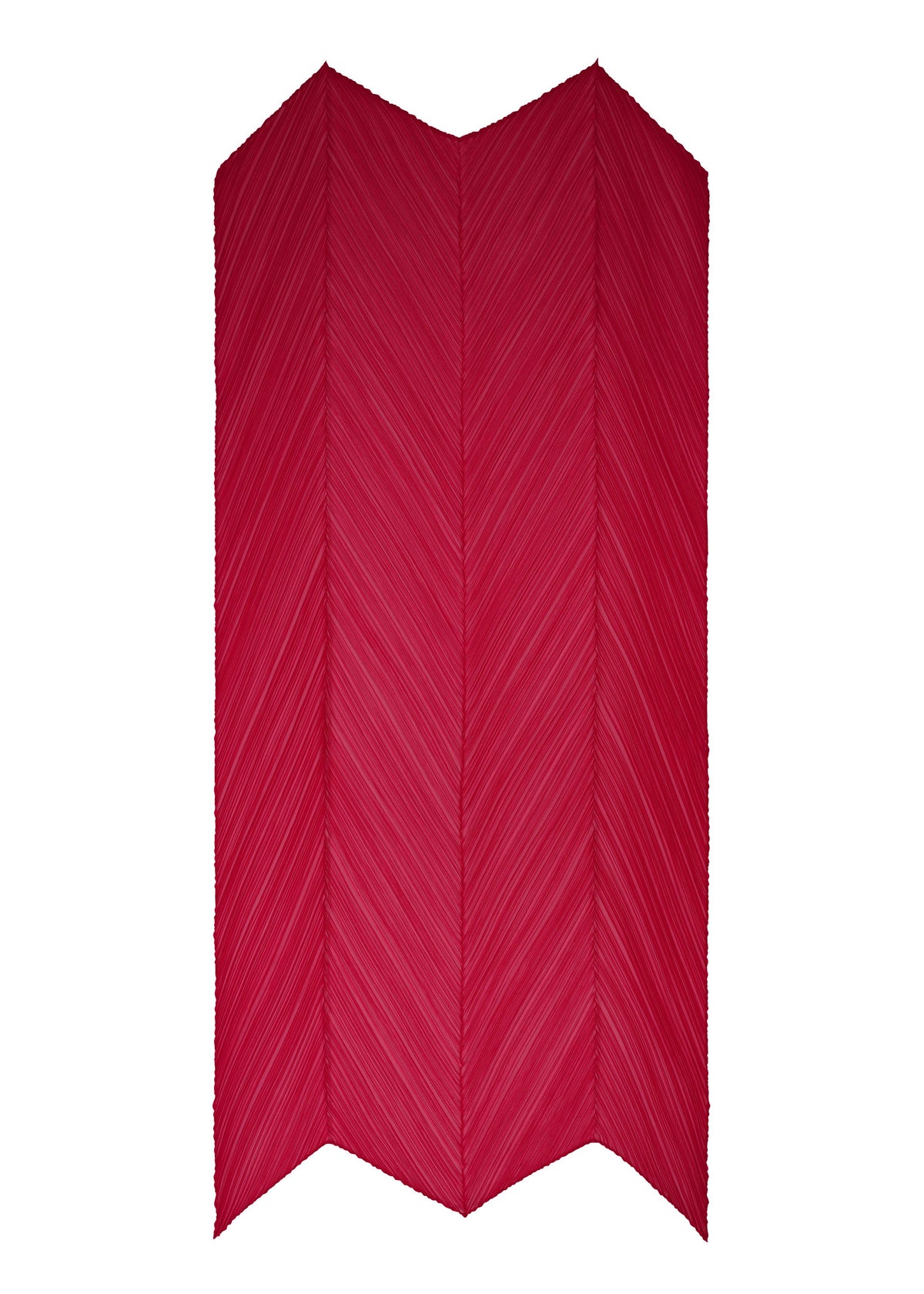 A detail shot of the PLEATS PLEASE ISSEY MIYAKE COLORFUL SCARF stole.