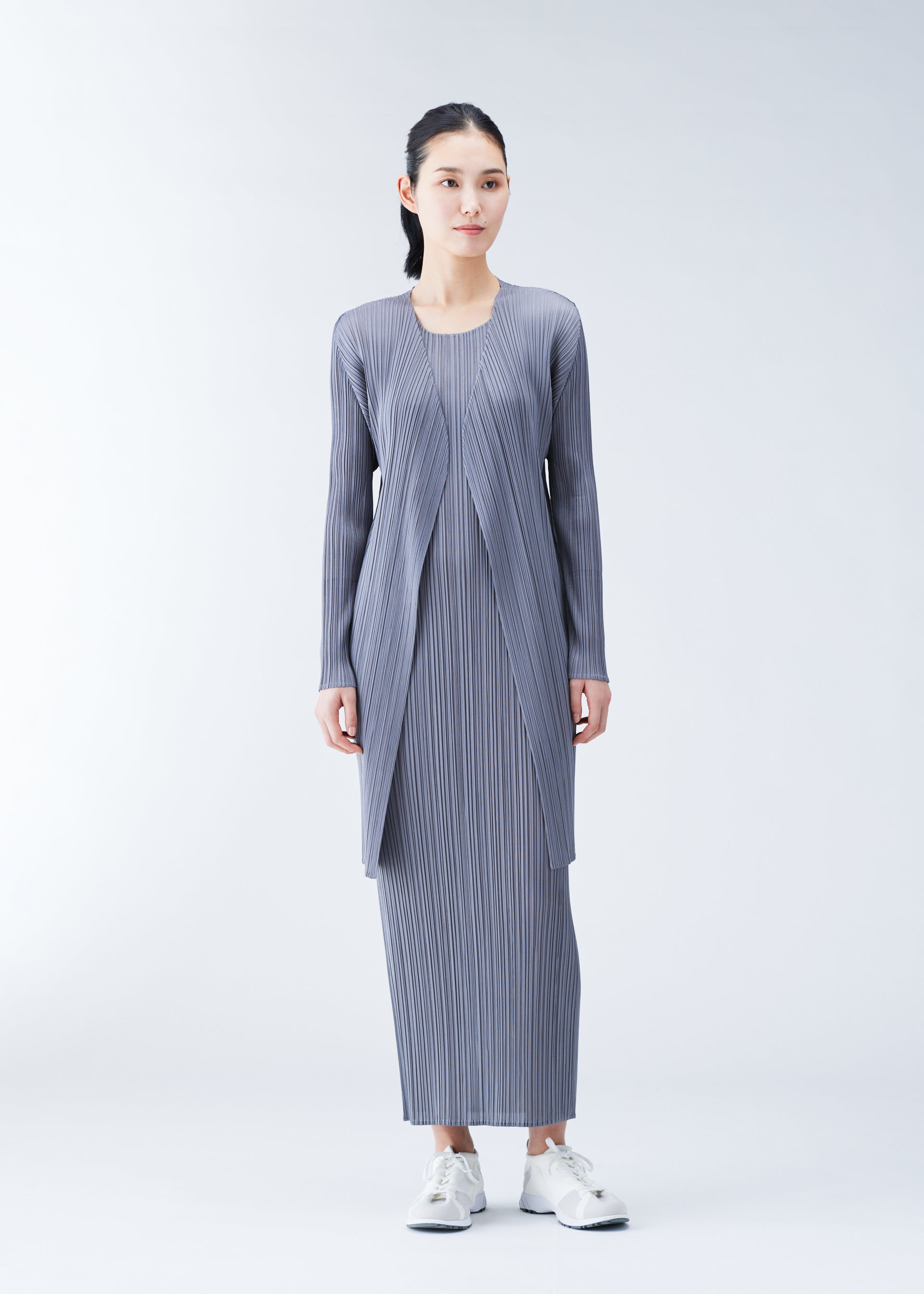 BASICS Coat Grey