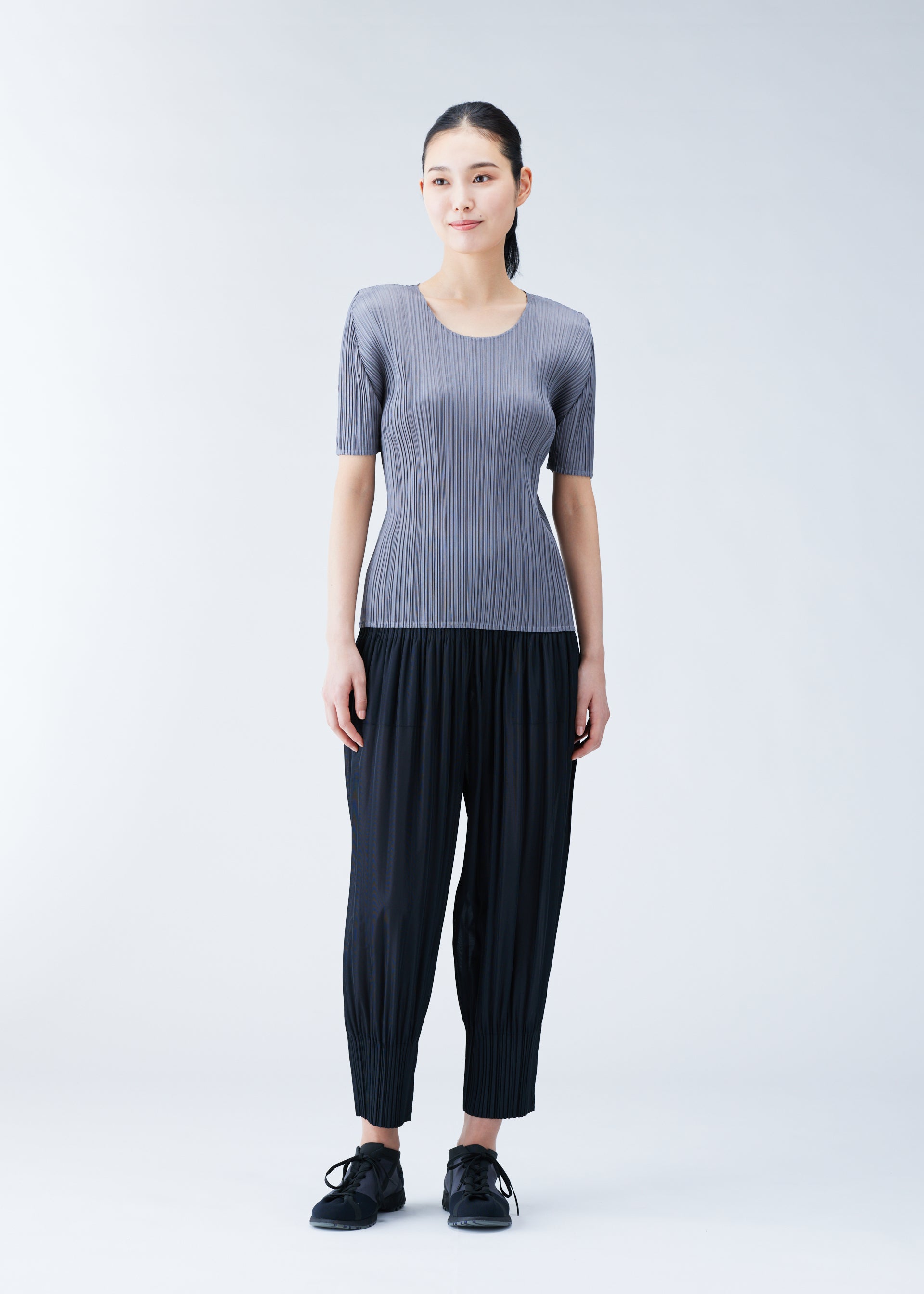 FLUFFY BASICS Trousers Black