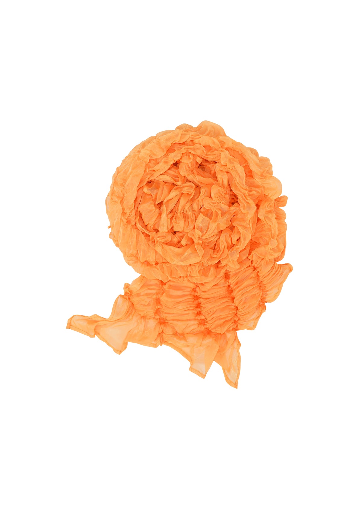BALLOON SHIBORI SCARF Stole Neon Orange