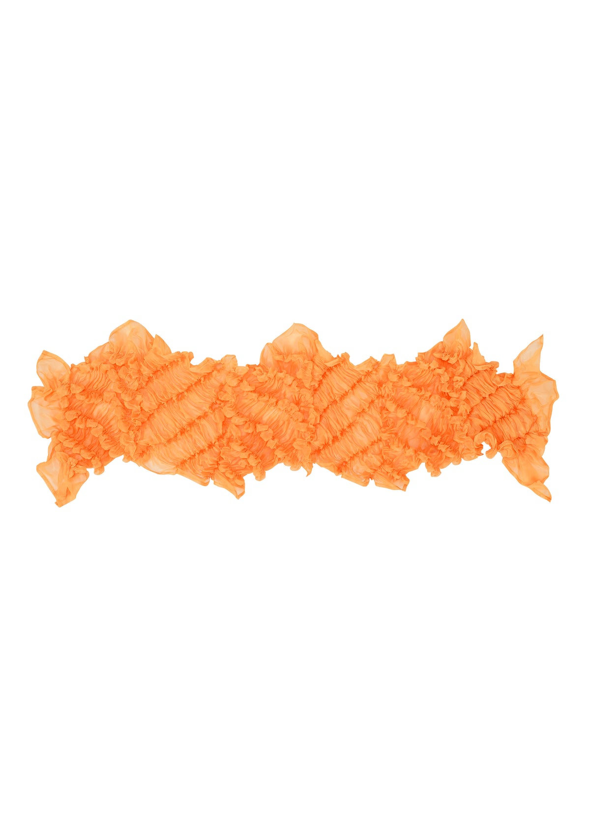 BALLOON SHIBORI SCARF Stole Neon Orange