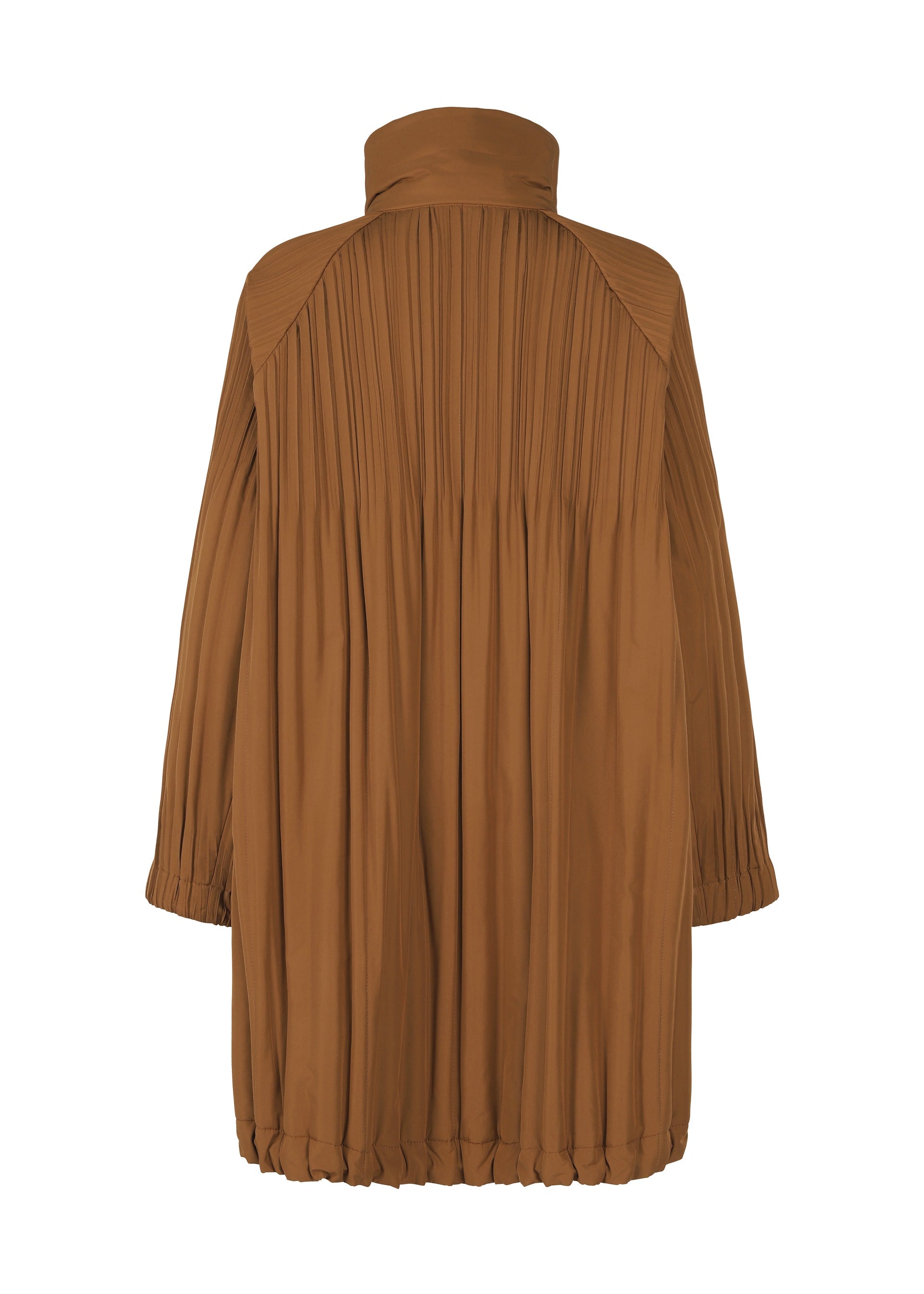 A detail shot of the PLEATS PLEASE ISSEY MIYAKE PADDED PLEATS COAT coat.