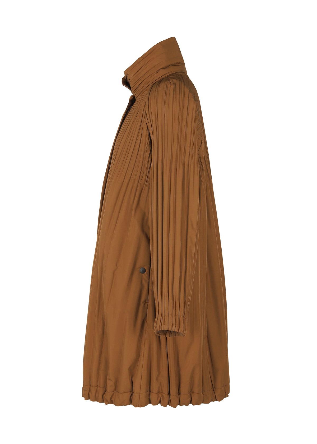 A detail shot of the PLEATS PLEASE ISSEY MIYAKE PADDED PLEATS COAT coat.