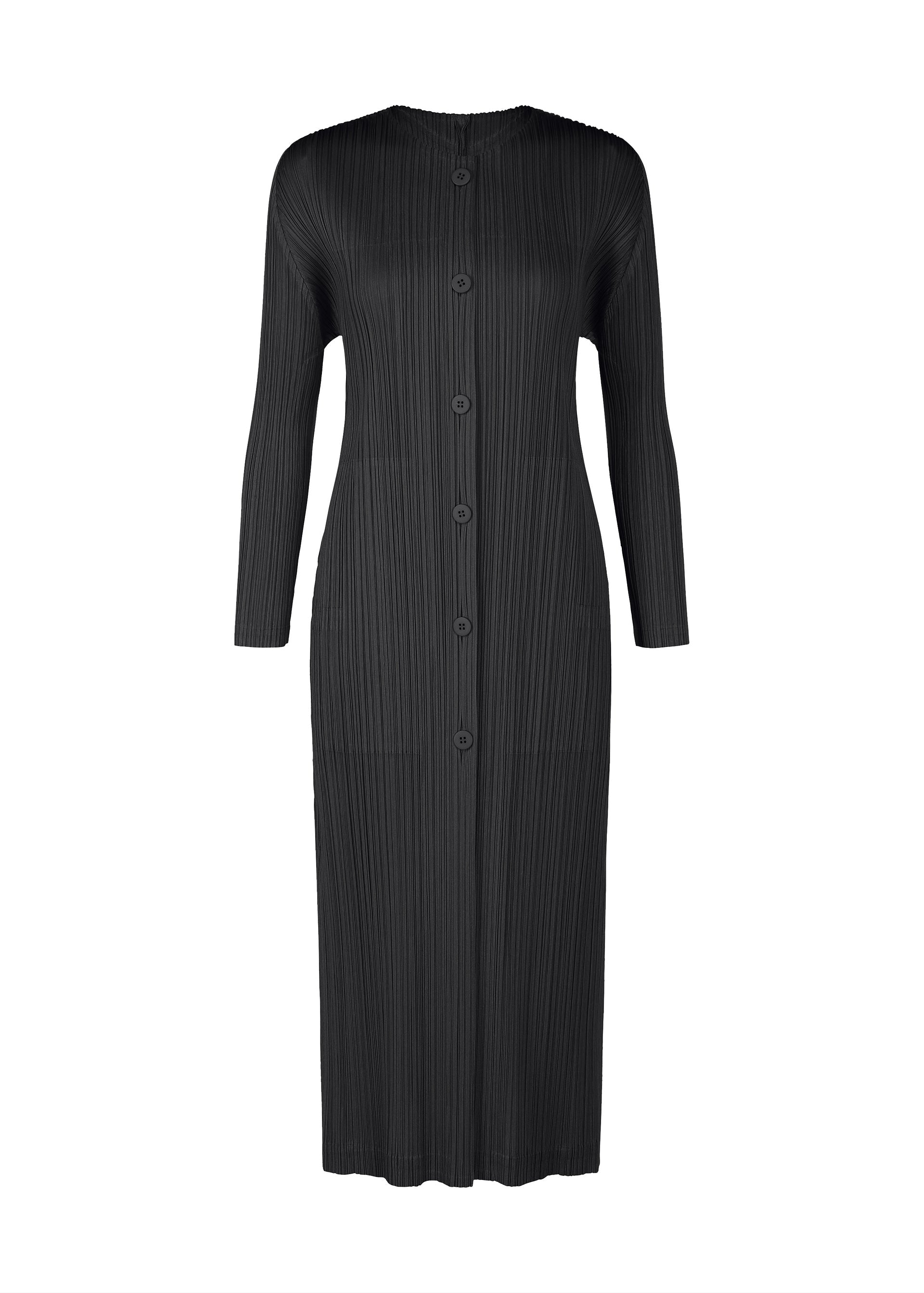 A product shot of the PLEATS PLEASE ISSEY MIYAKE MONTHLY COLORS FEBRUARY coat in .