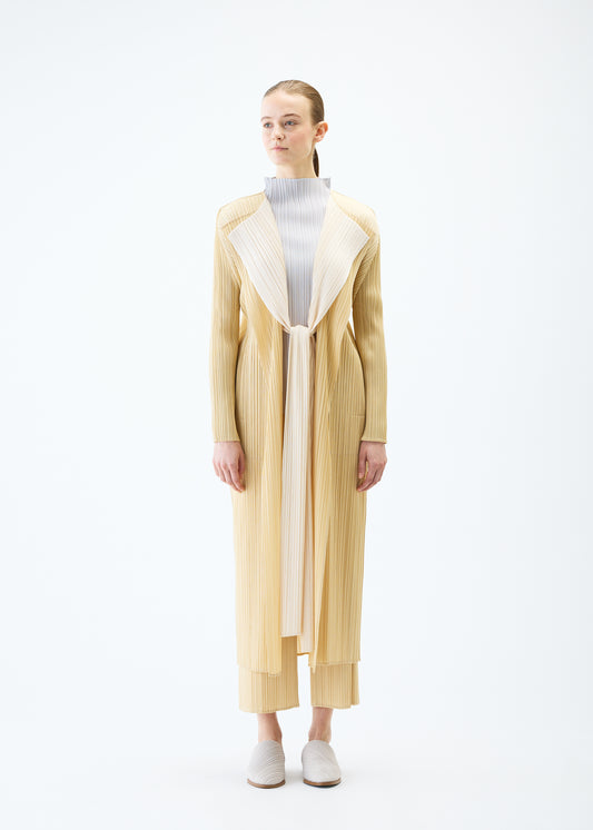 MERRY BICOLOR Coat Beige