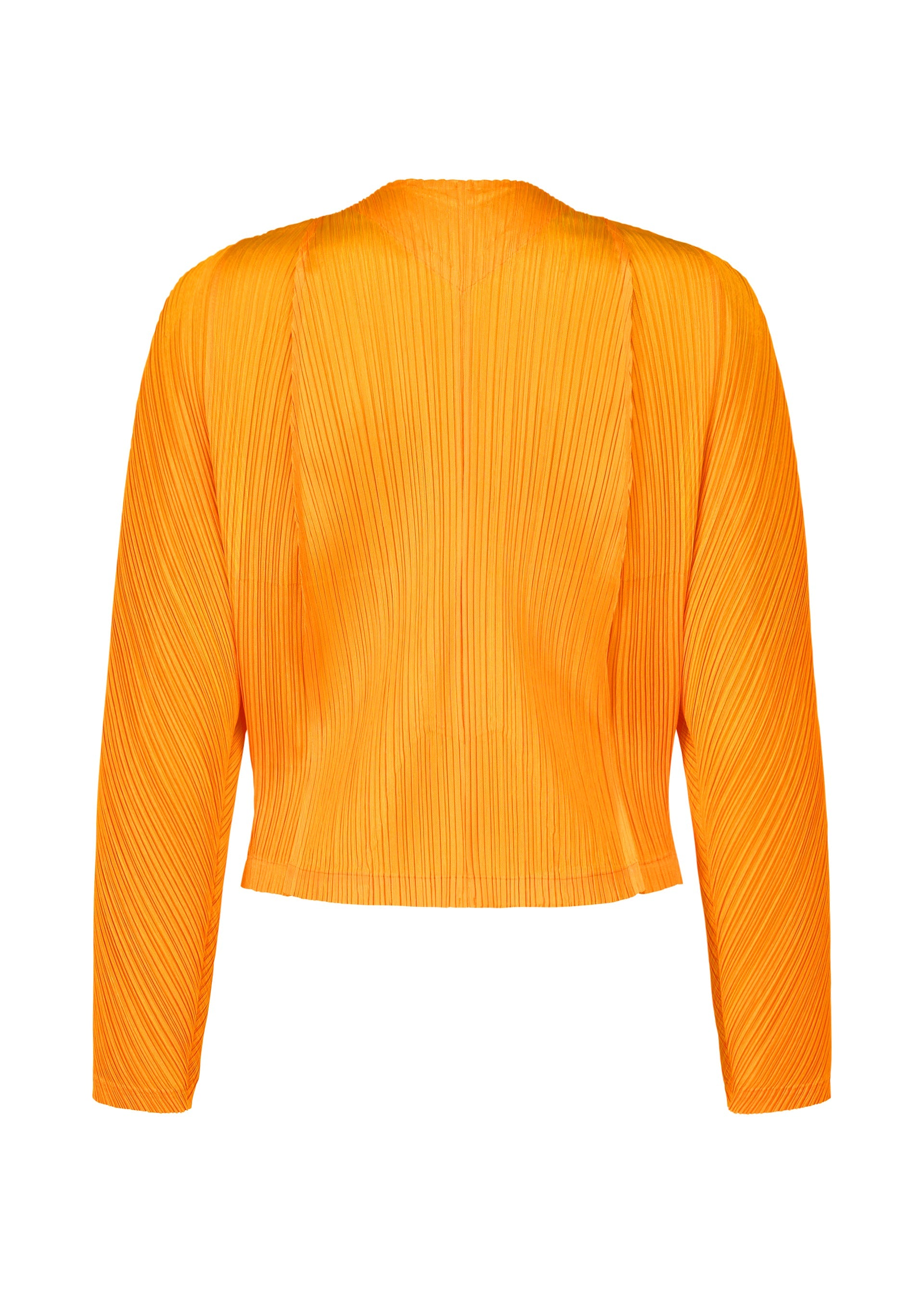 A detail shot of the PLEATS PLEASE ISSEY MIYAKE LANTERN jacket.