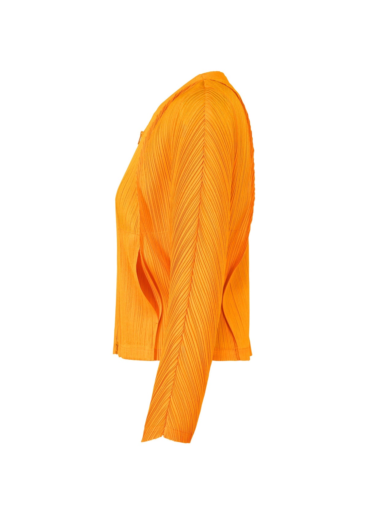 A detail shot of the PLEATS PLEASE ISSEY MIYAKE LANTERN jacket.