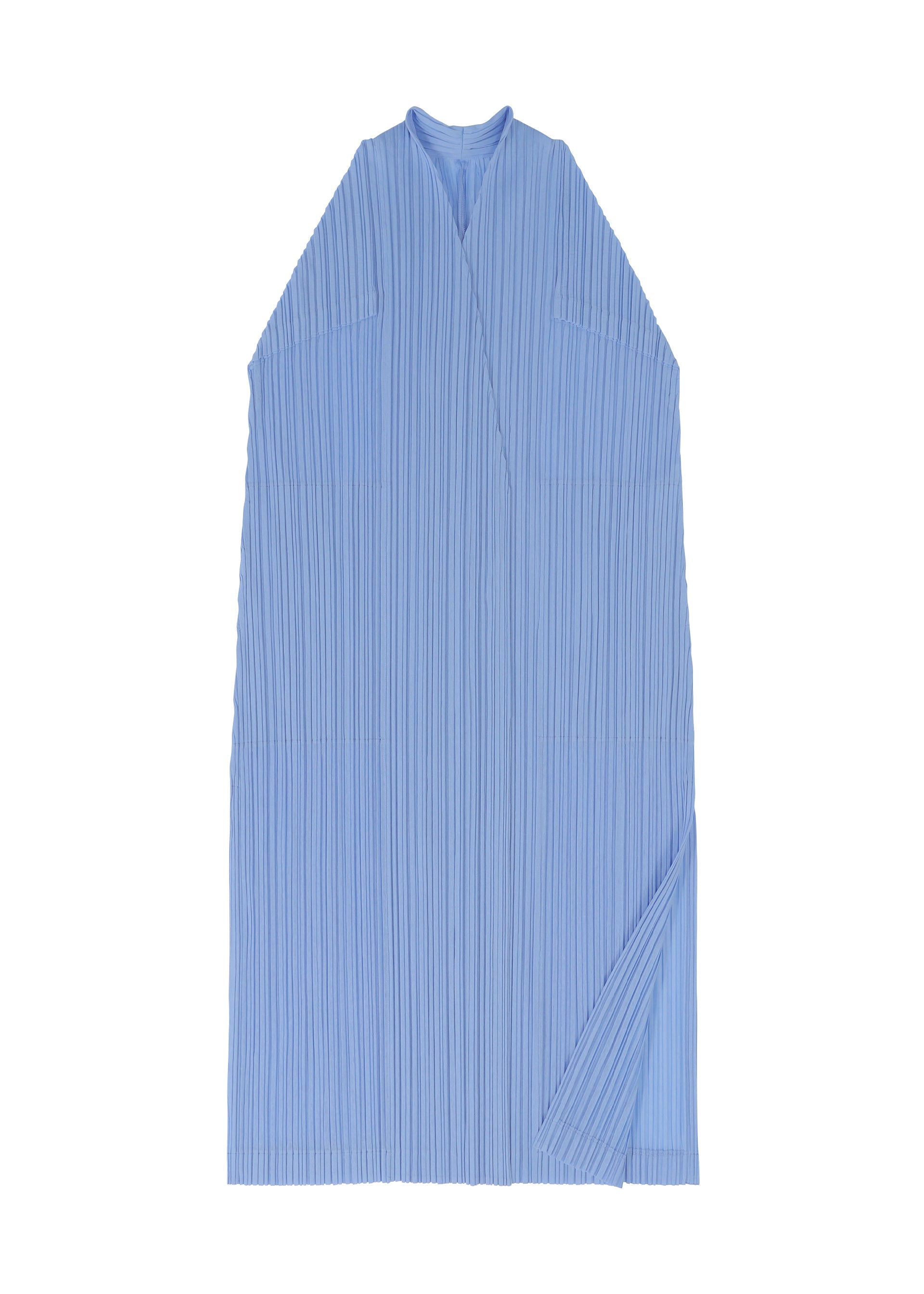 A detail shot of the PLEATS PLEASE ISSEY MIYAKE RAMIE PLEATS vest.