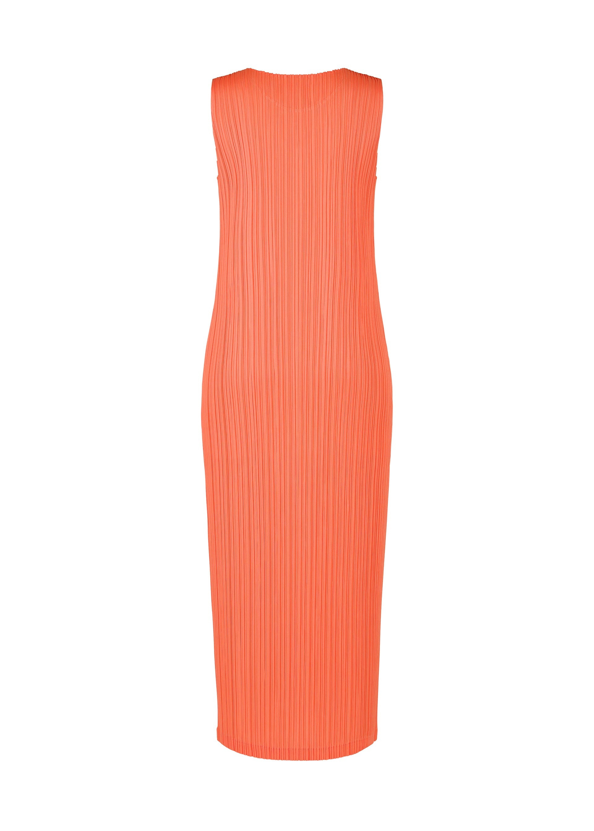 A detail shot of the PLEATS PLEASE ISSEY MIYAKE MONTHLY COLORS MAY dress.