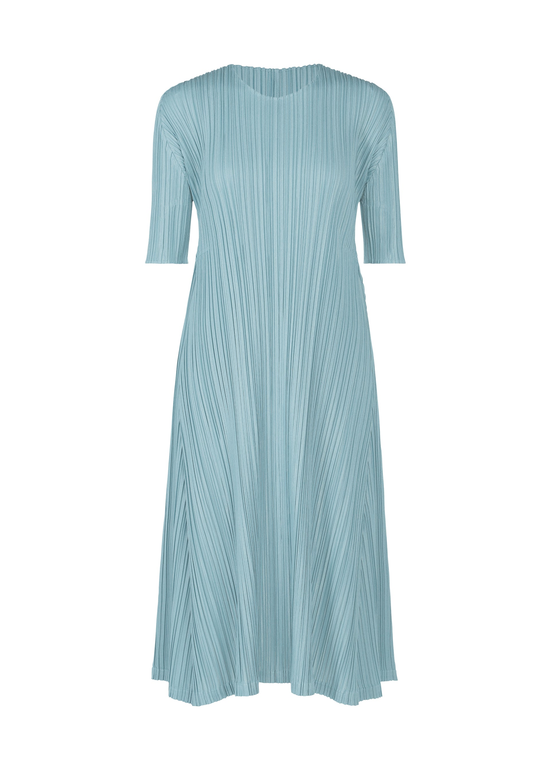 MELLOW PLEATS Dress Blue Grey