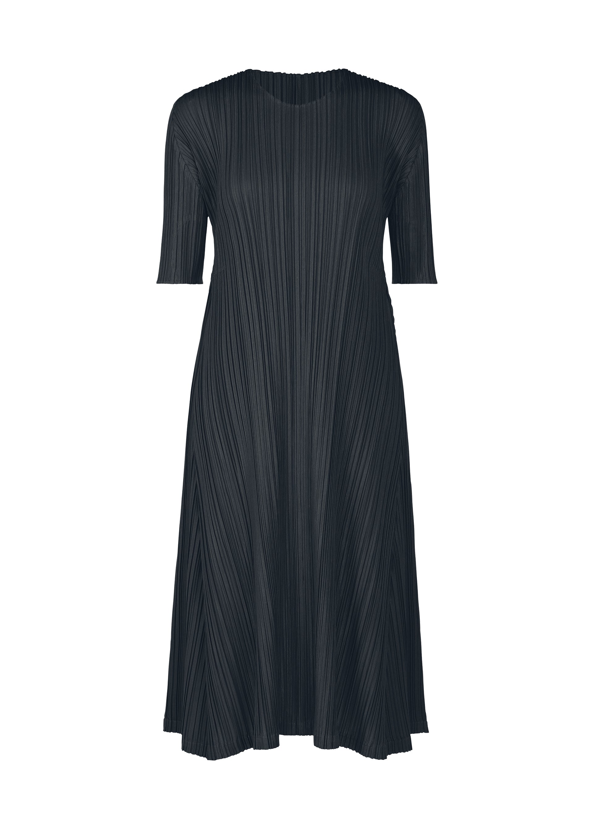 MELLOW PLEATS Dress Blue Black